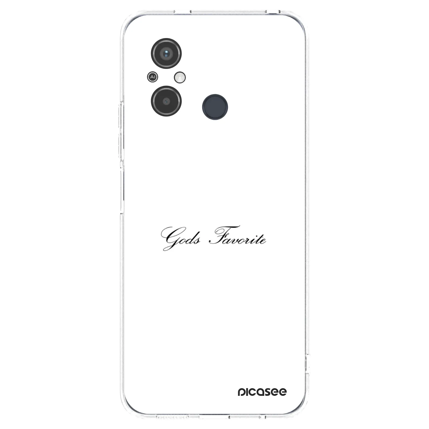 Picasee silikonska prozirna maskica za Xiaomi Redmi 12C - Gods Favorite