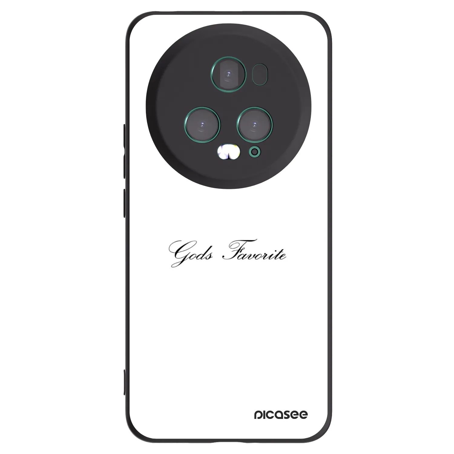 Picasee crna silikonska maskica za Honor Magic5 Pro - Gods Favorite