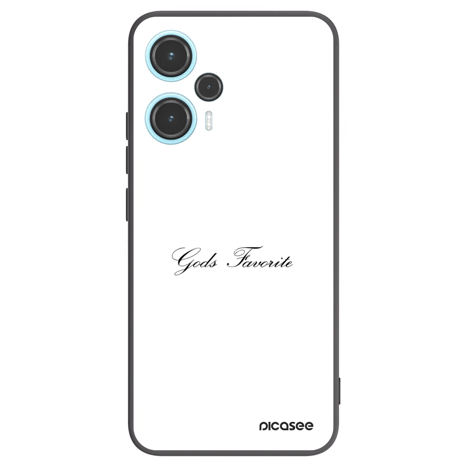 Picasee crna silikonska maskica za Xiaomi Poco F5 - Gods Favorite
