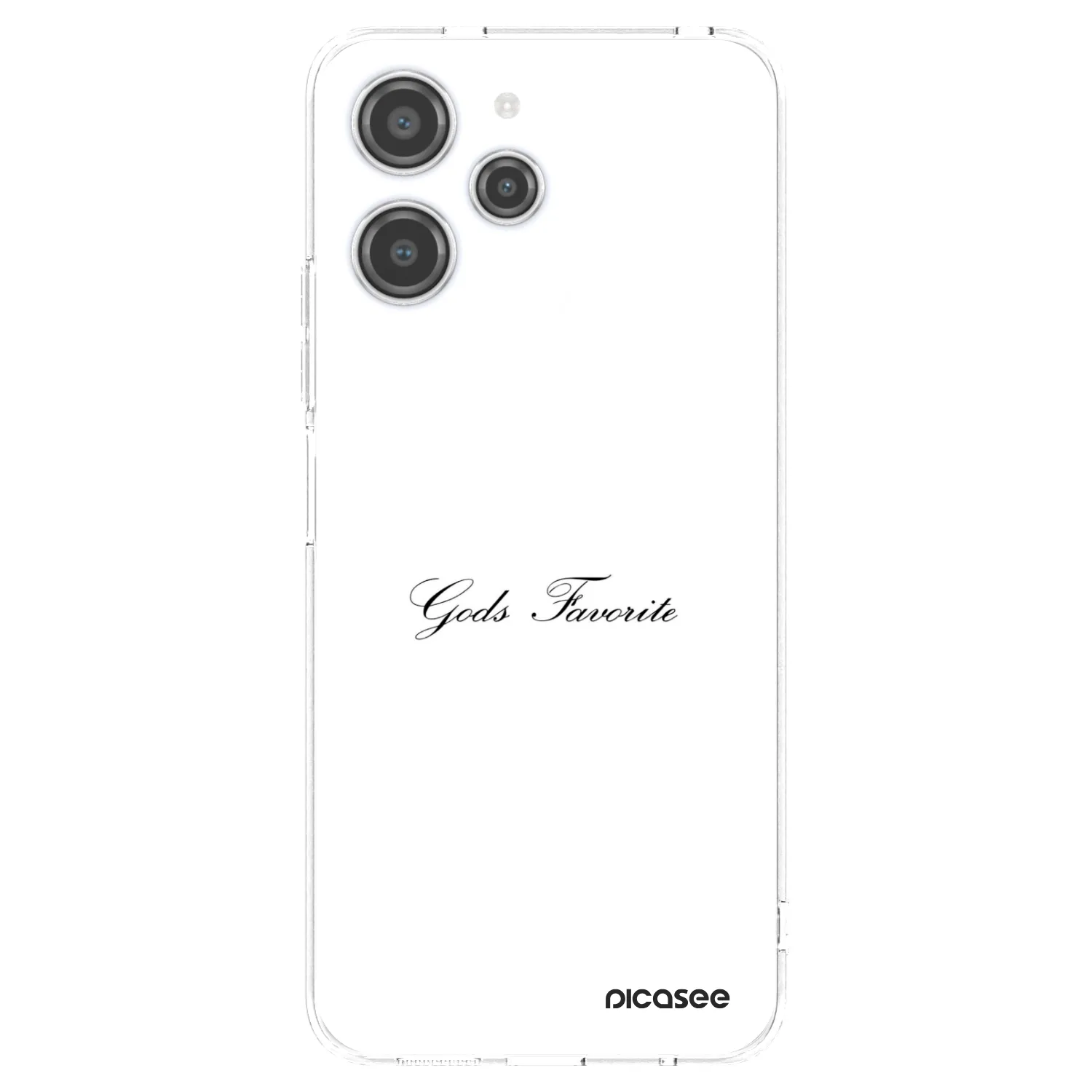 Picasee silikonska prozirna maskica za Xiaomi Redmi 12 4G - Gods Favorite