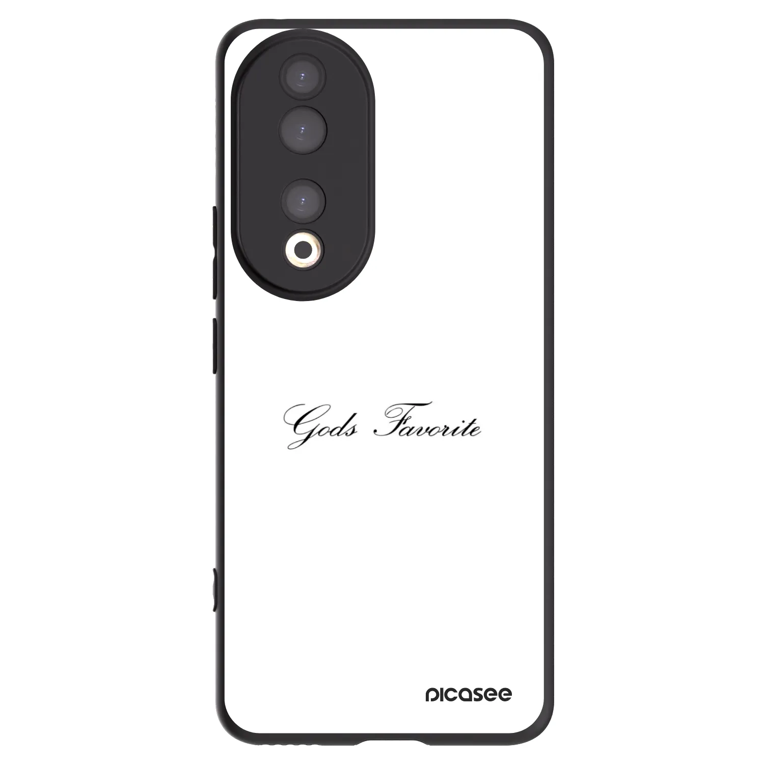 Picasee crna silikonska maskica za Honor 90 5G - Gods Favorite
