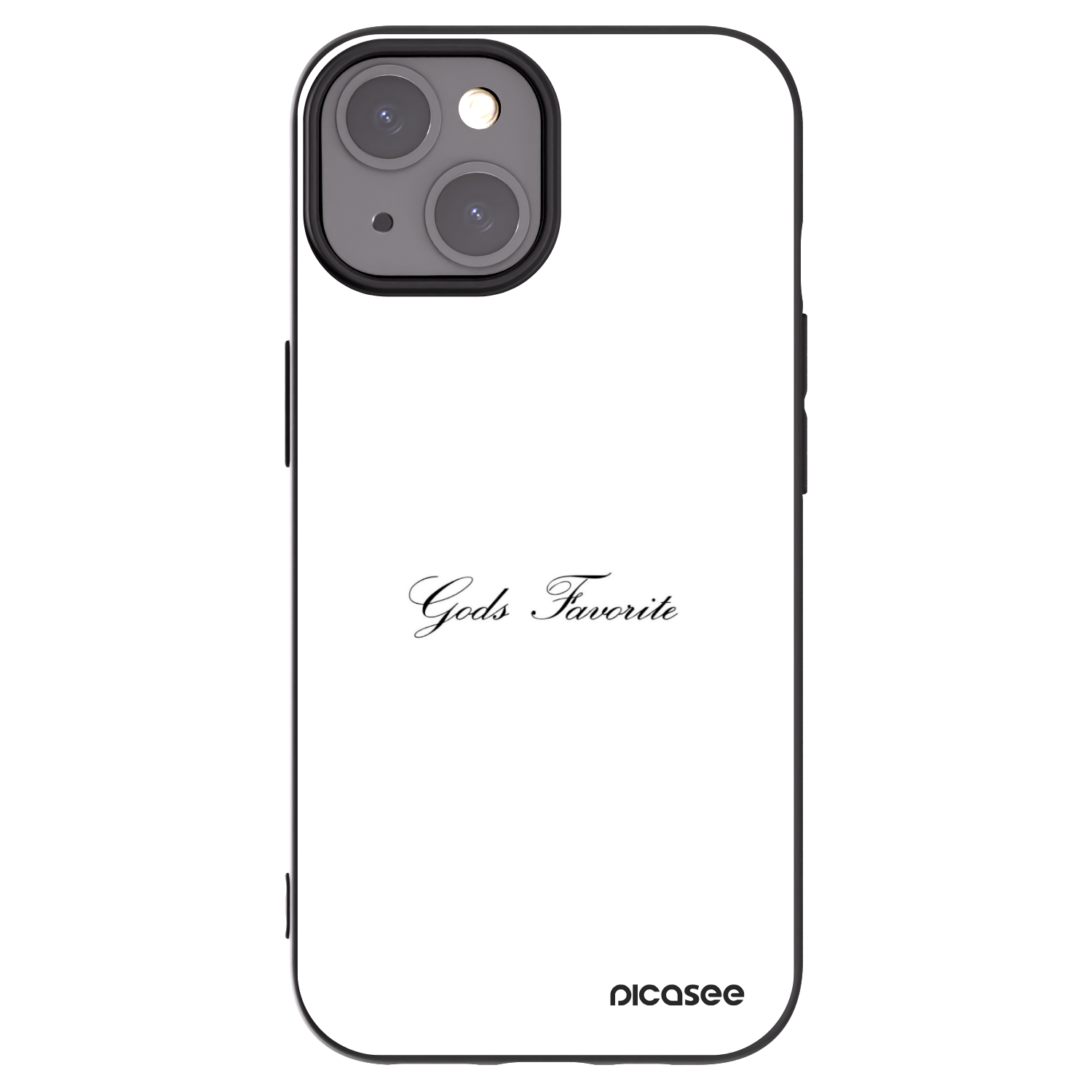 Picasee crna silikonska maskica za Apple iPhone 15 - Gods Favorite