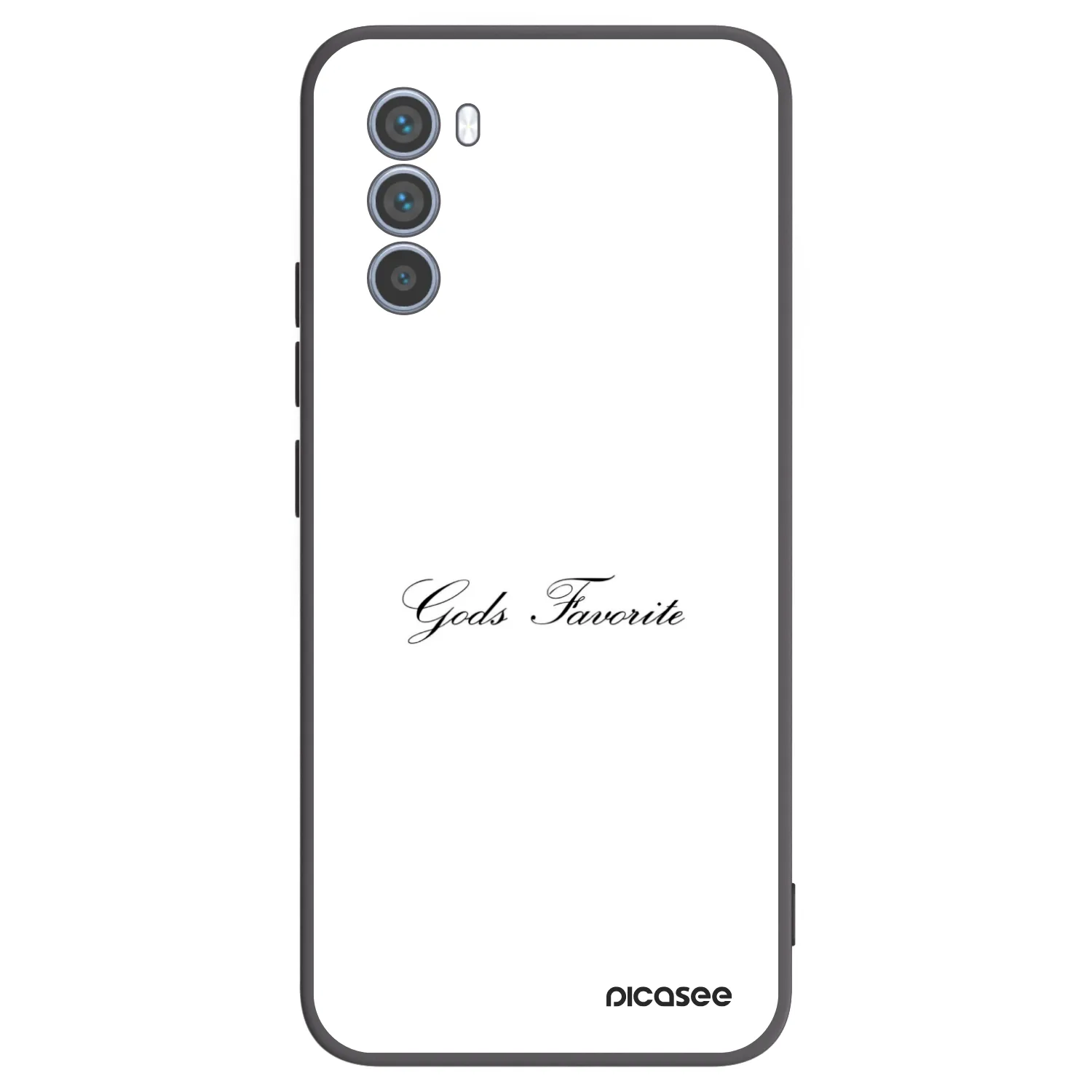 Picasee crna silikonska maskica za Motorola Moto G62 - Gods Favorite