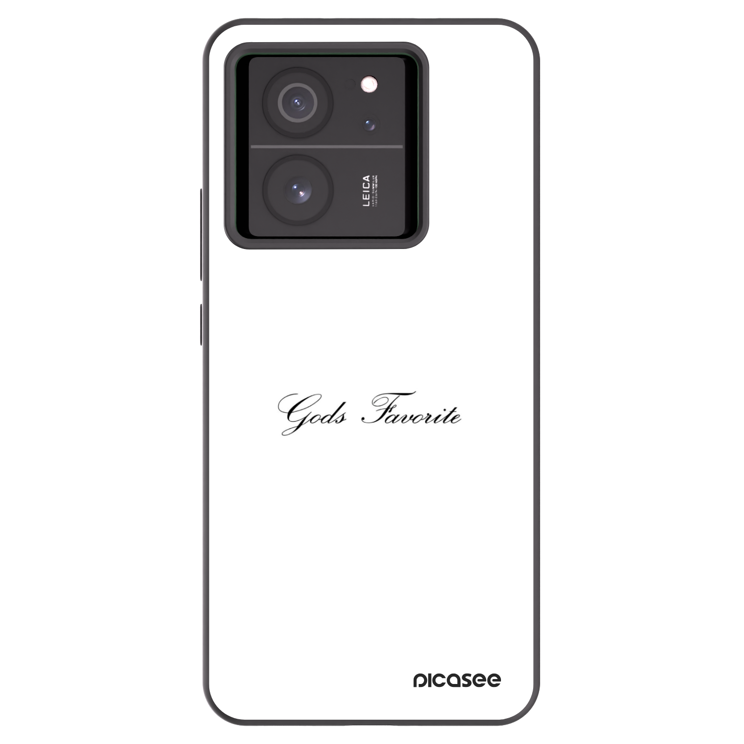 Picasee crna silikonska maskica za Xiaomi 13T - Gods Favorite