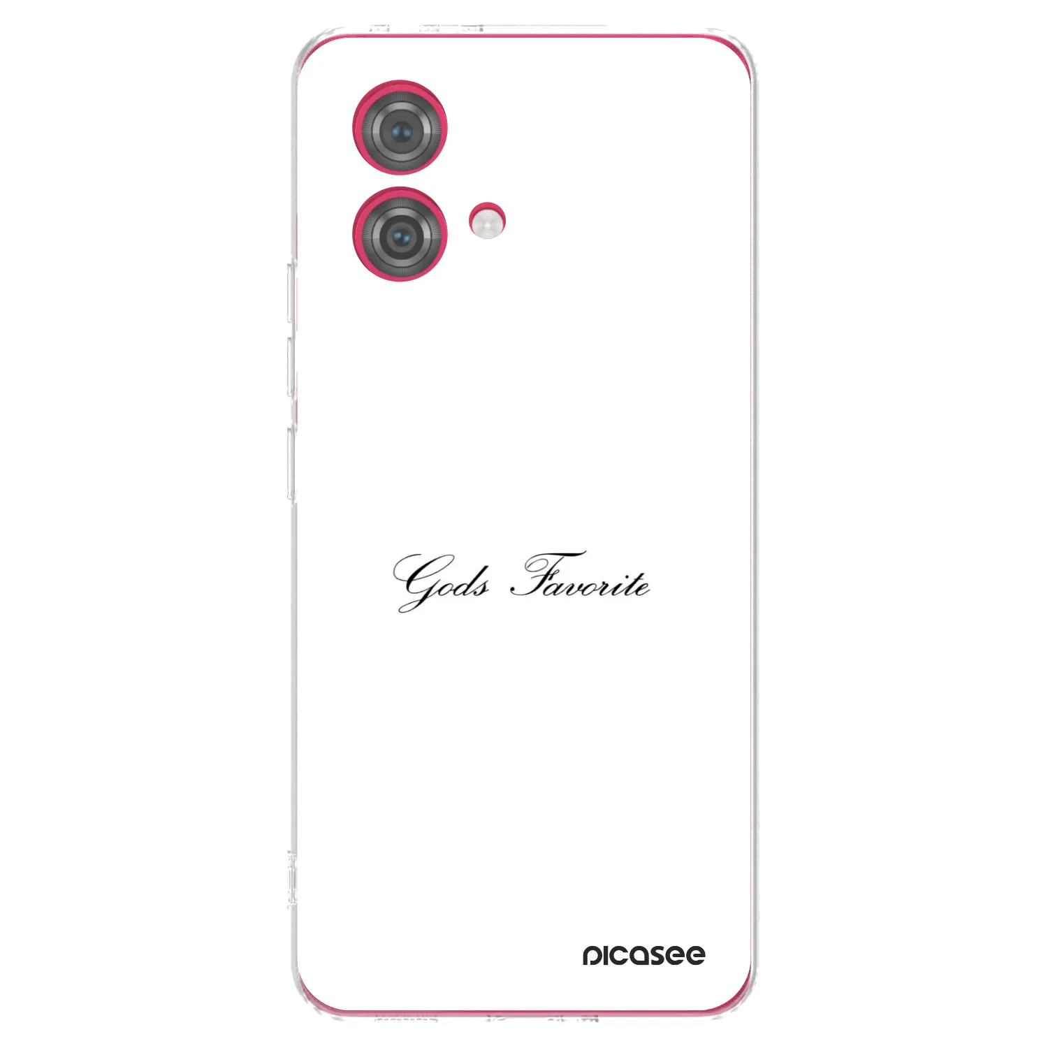Picasee silikonska prozirna maskica za Motorola Moto G84 5G - Gods Favorite