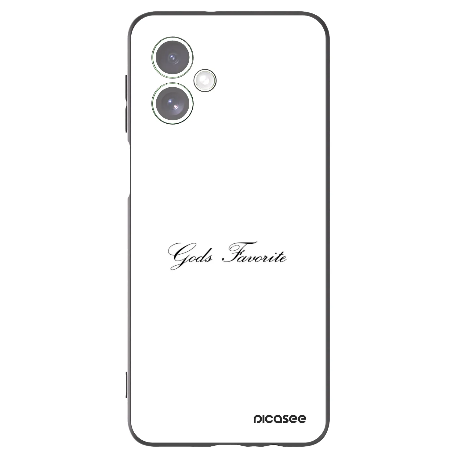 Picasee crna silikonska maskica za Motorola Moto G54 5G - Gods Favorite