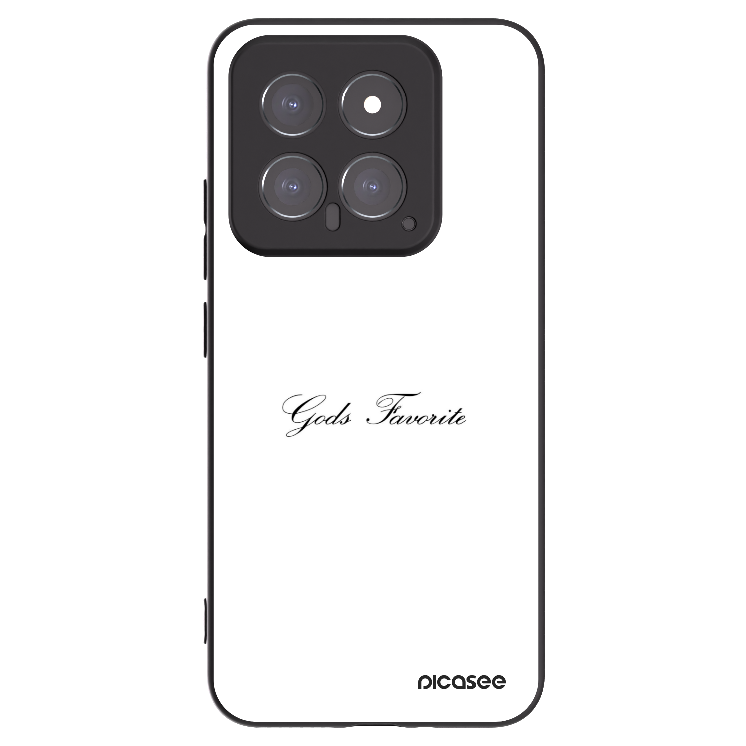 Picasee crna silikonska maskica za Xiaomi 14 - Gods Favorite
