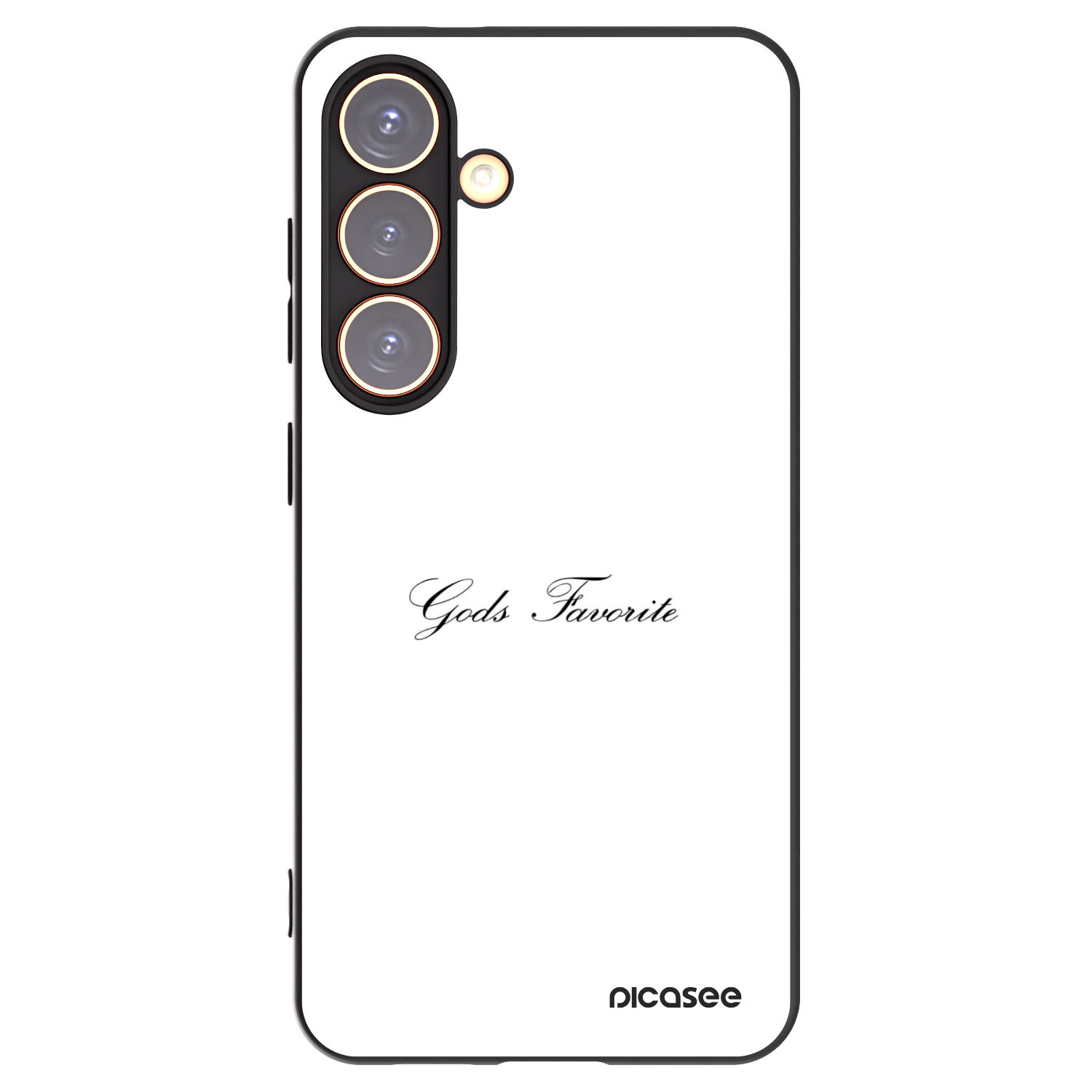 Picasee crna silikonska maskica za Samsung Galaxy S24 S921B 5G - Gods Favorite