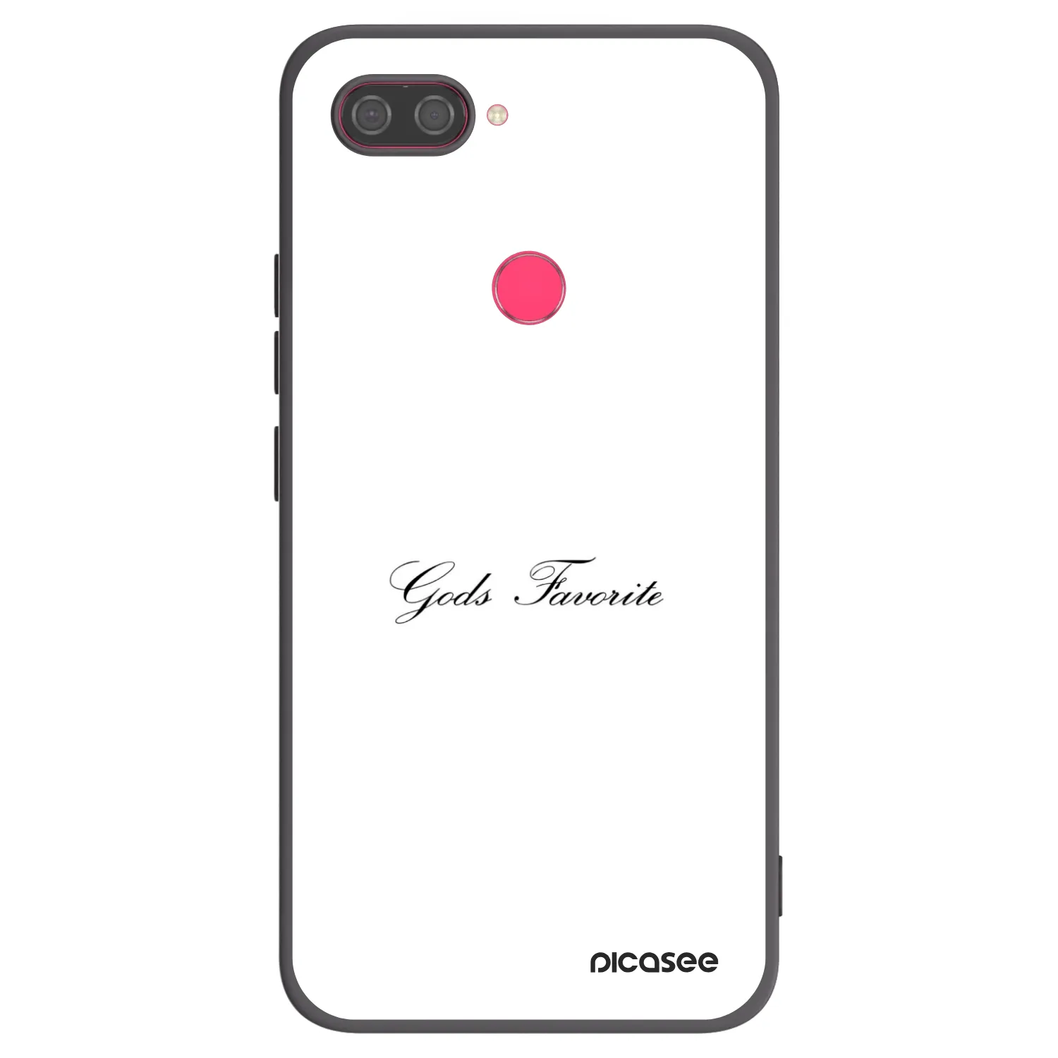 Picasee crna silikonska maskica za Xiaomi Mi 8 Lite - Gods Favorite
