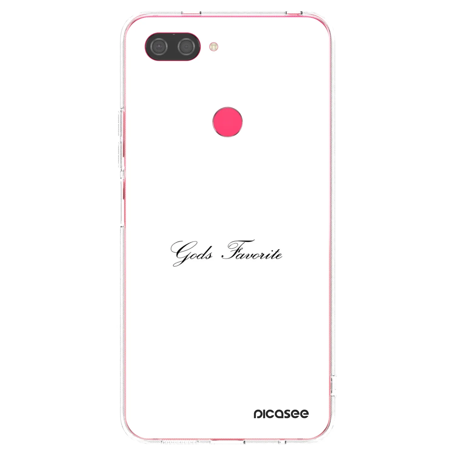 Picasee silikonska prozirna maskica za Xiaomi Mi 8 Lite - Gods Favorite
