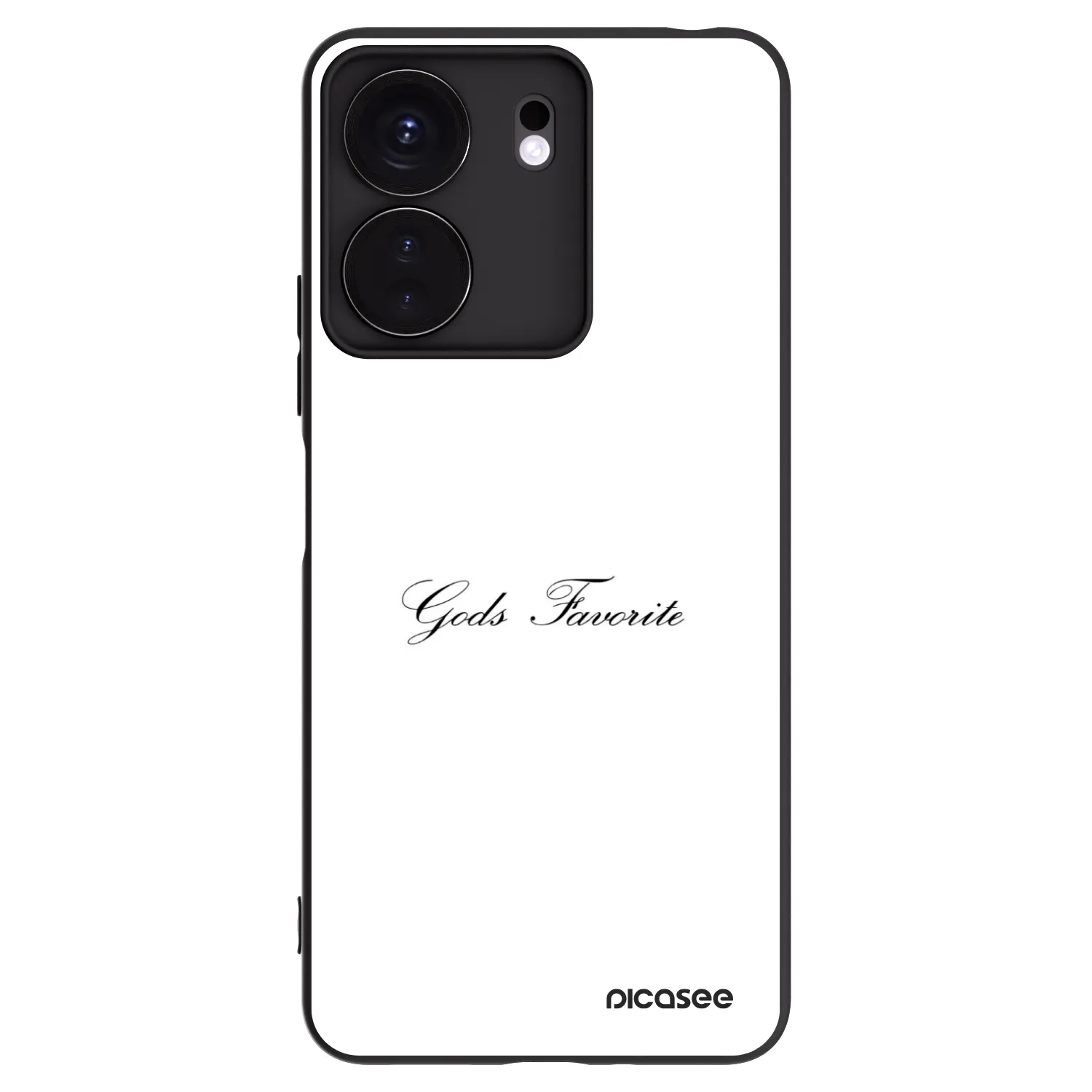 Picasee crna silikonska maskica za Xiaomi Redmi 13C 4G - Gods Favorite