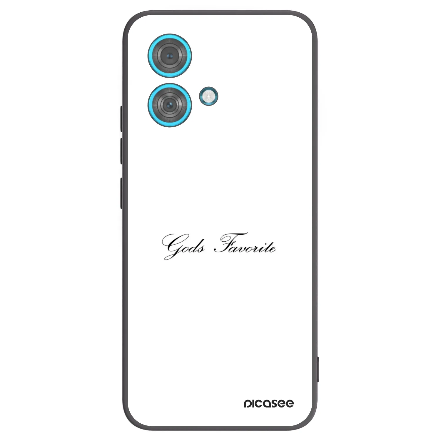 Picasee crna silikonska maskica za Motorola Edge 40 Neo - Gods Favorite