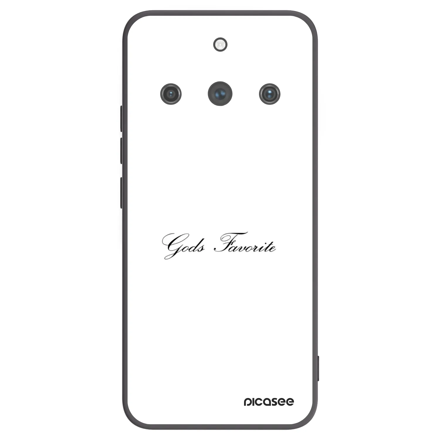 Picasee crna silikonska maskica za Realme 11 Pro+ - Gods Favorite