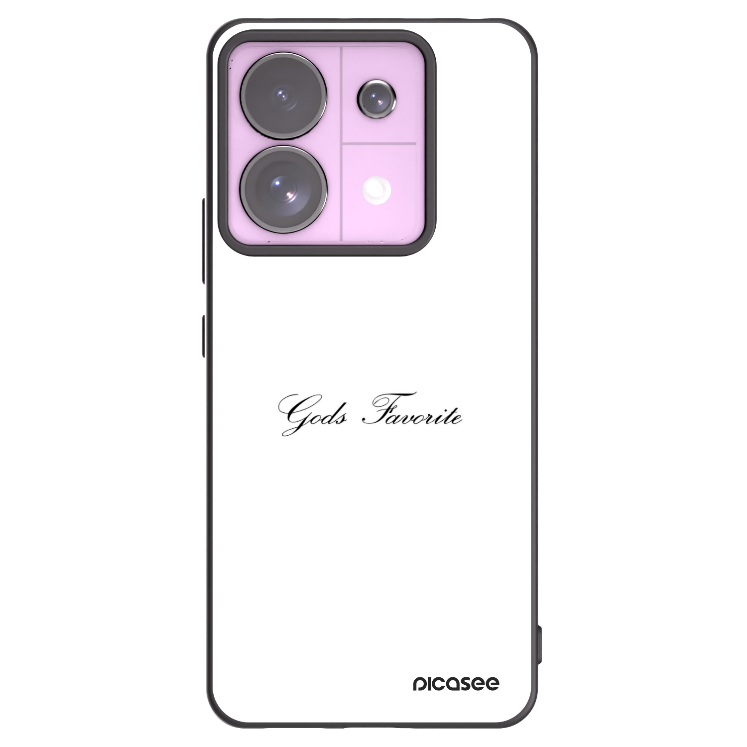 Picasee crna silikonska maskica za Xiaomi Redmi Note 13 Pro 5G - Gods Favorite