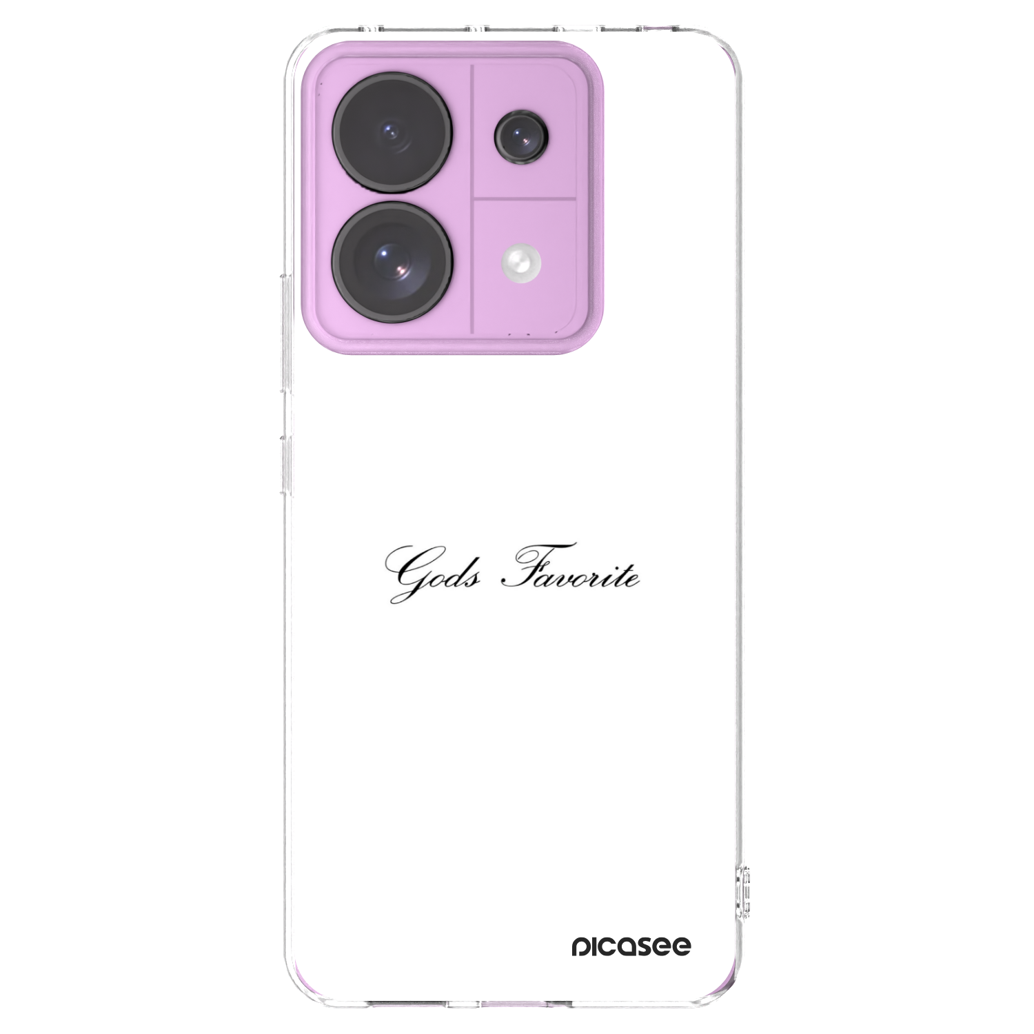 Picasee silikonska prozirna maskica za Xiaomi Redmi Note 13 Pro 5G - Gods Favorite