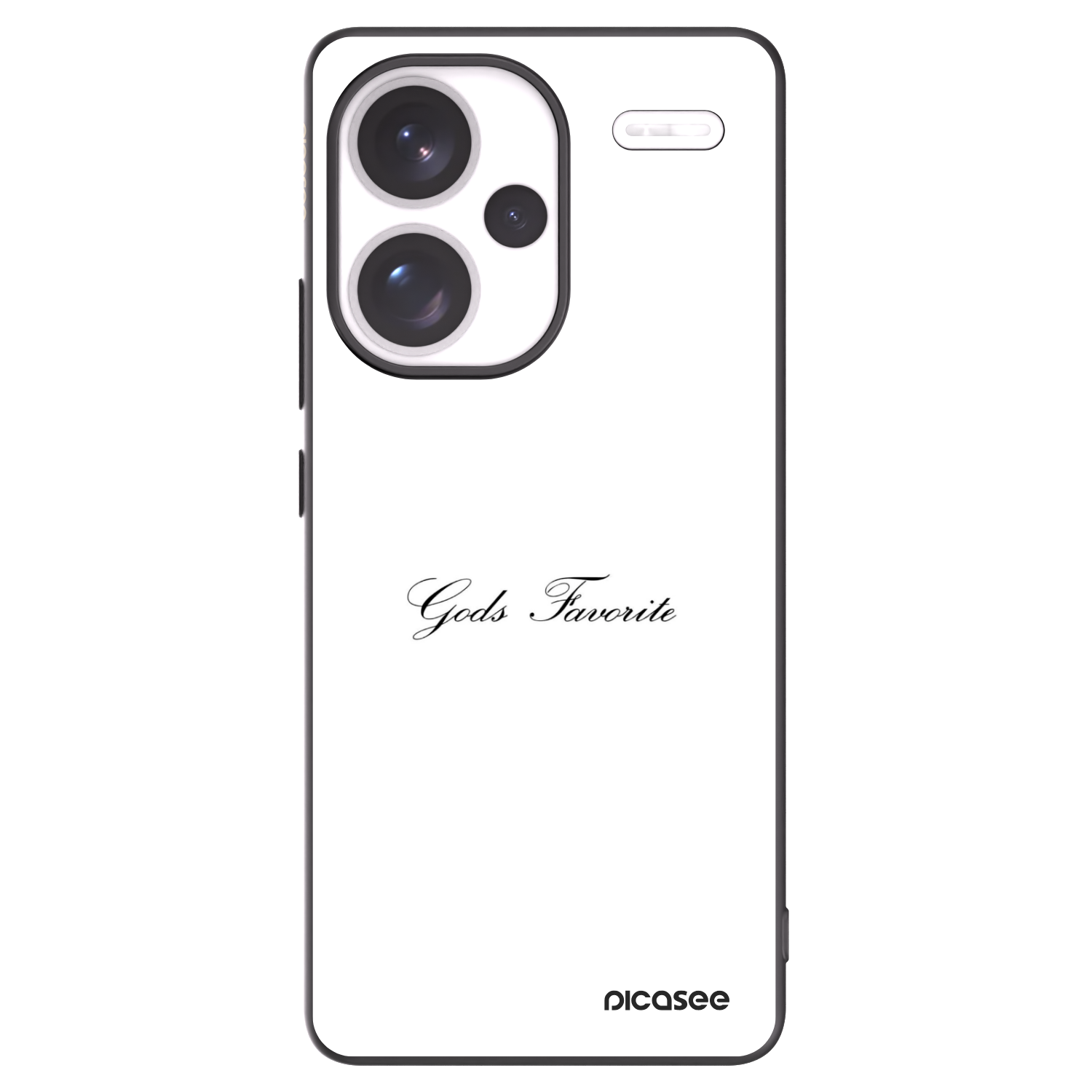 Picasee crna silikonska maskica za Xiaomi Redmi Note 13 Pro+ 5G - Gods Favorite