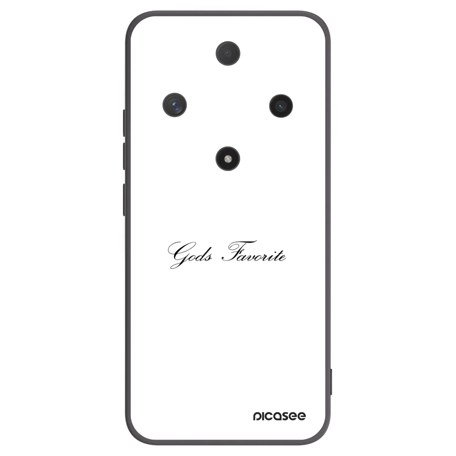Picasee crna silikonska maskica za Honor Magic6 Lite 5G - Gods Favorite