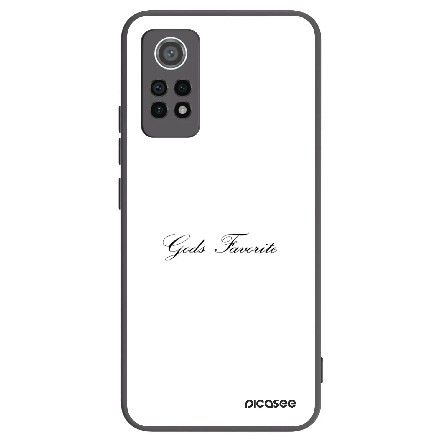 Picasee crna silikonska maskica za Xiaomi Redmi Note 12 Pro 4G - Gods Favorite