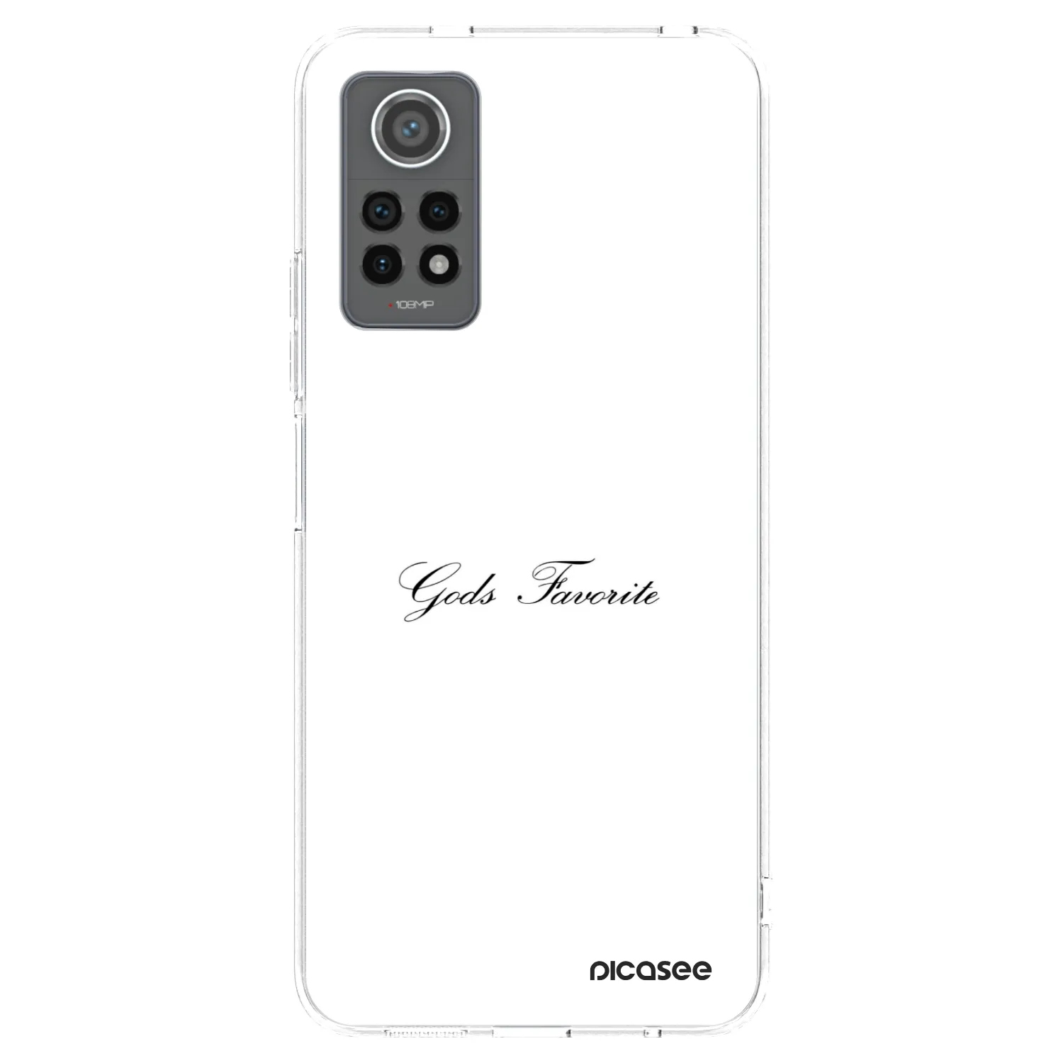 Picasee silikonska prozirna maskica za Xiaomi Redmi Note 12 Pro 4G - Gods Favorite