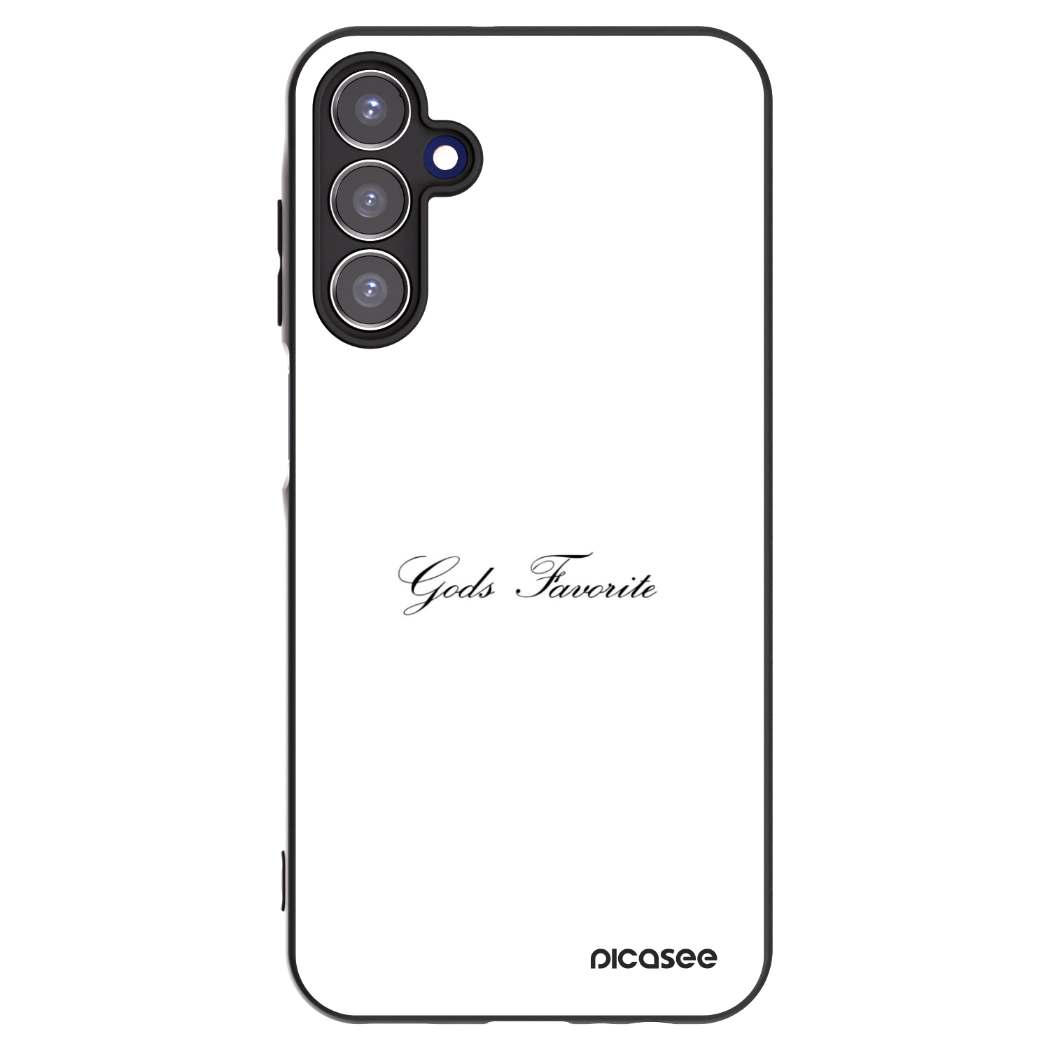 Picasee crna silikonska maskica za Samsung Galaxy A15 A155F 4G - Gods Favorite