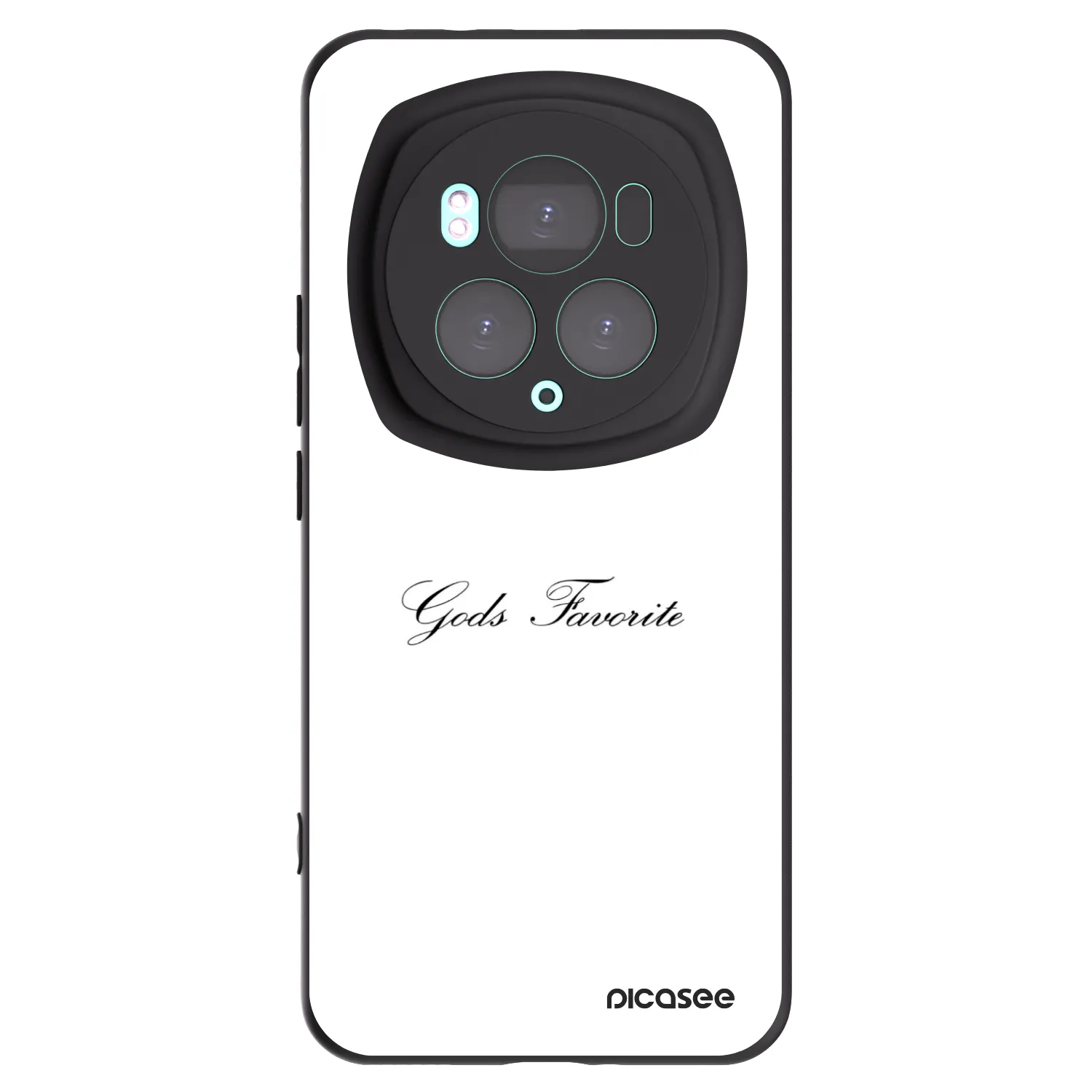 Picasee crna silikonska maskica za Honor Magic6 Pro - Gods Favorite