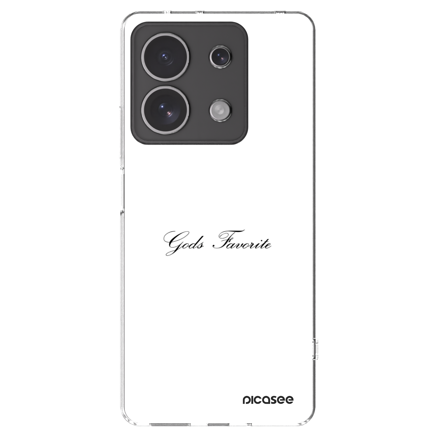 Picasee silikonska prozirna maskica za Xiaomi Redmi Note 13 4G - Gods Favorite