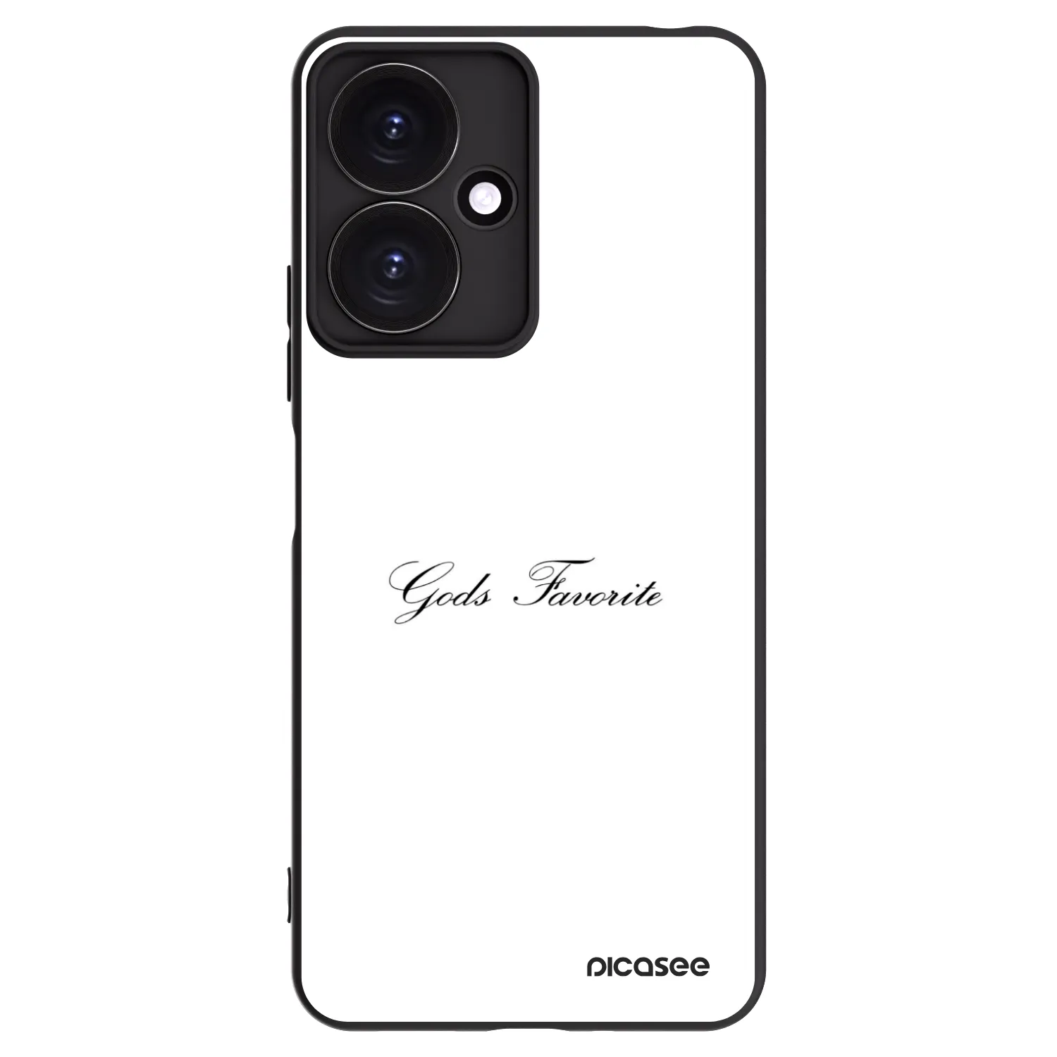 Picasee crna silikonska maskica za Xiaomi Redmi 13C 5G - Gods Favorite