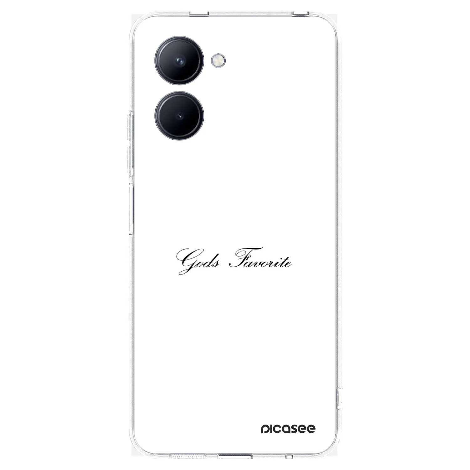 Picasee silikonska prozirna maskica za Realme C33 (2023) - Gods Favorite