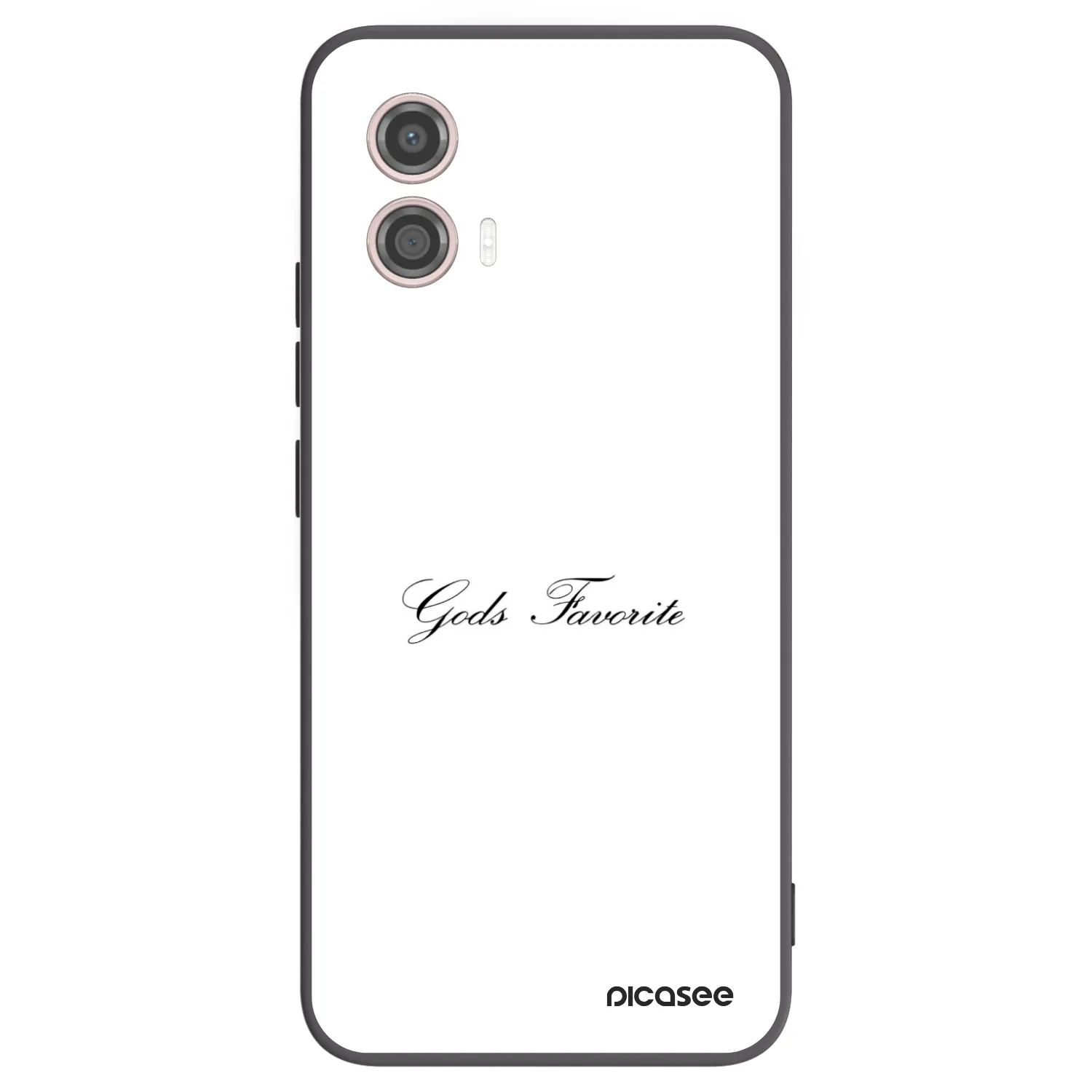 Picasee crna silikonska maskica za Motorola Moto G53 5G - Gods Favorite