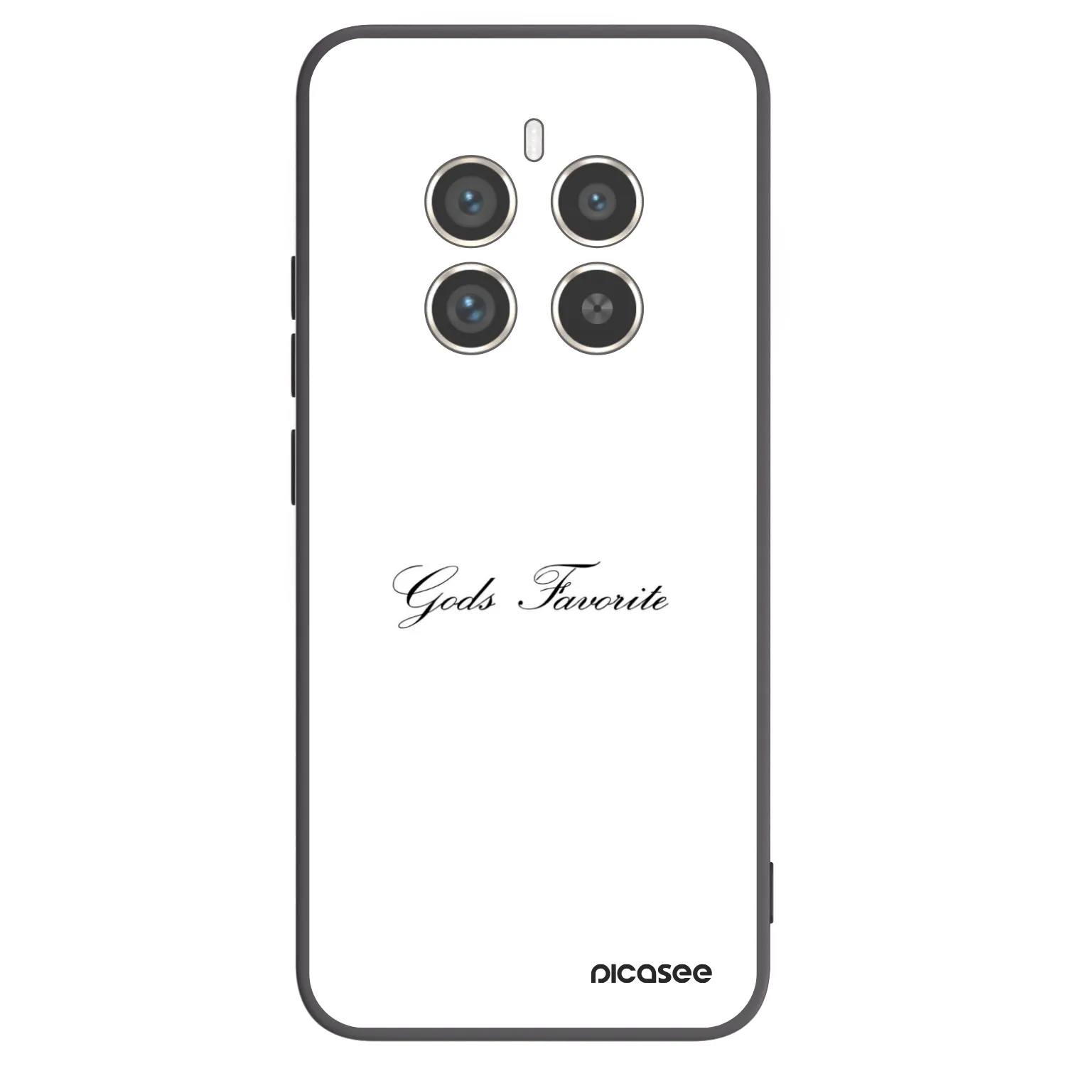 Picasee crna silikonska maskica za Realme 12 Pro 5G - Gods Favorite