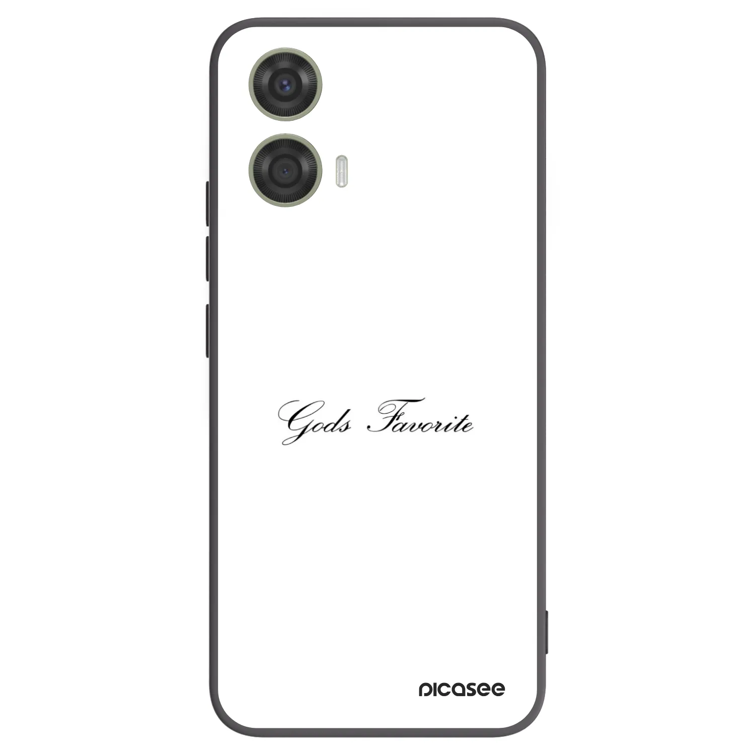 Picasee crna silikonska maskica za Motorola Moto G24 - Gods Favorite