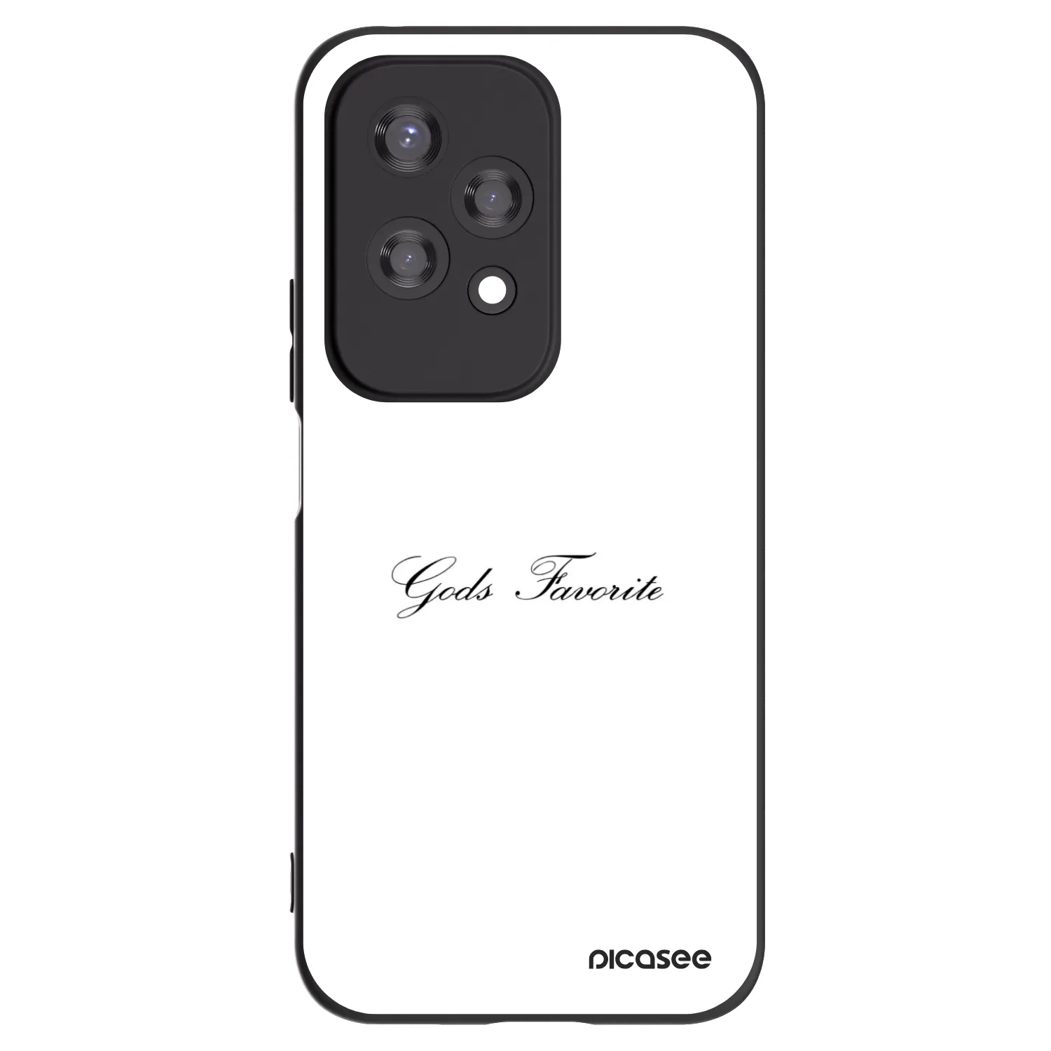 Picasee crna silikonska maskica za Honor 200 Lite - Gods Favorite