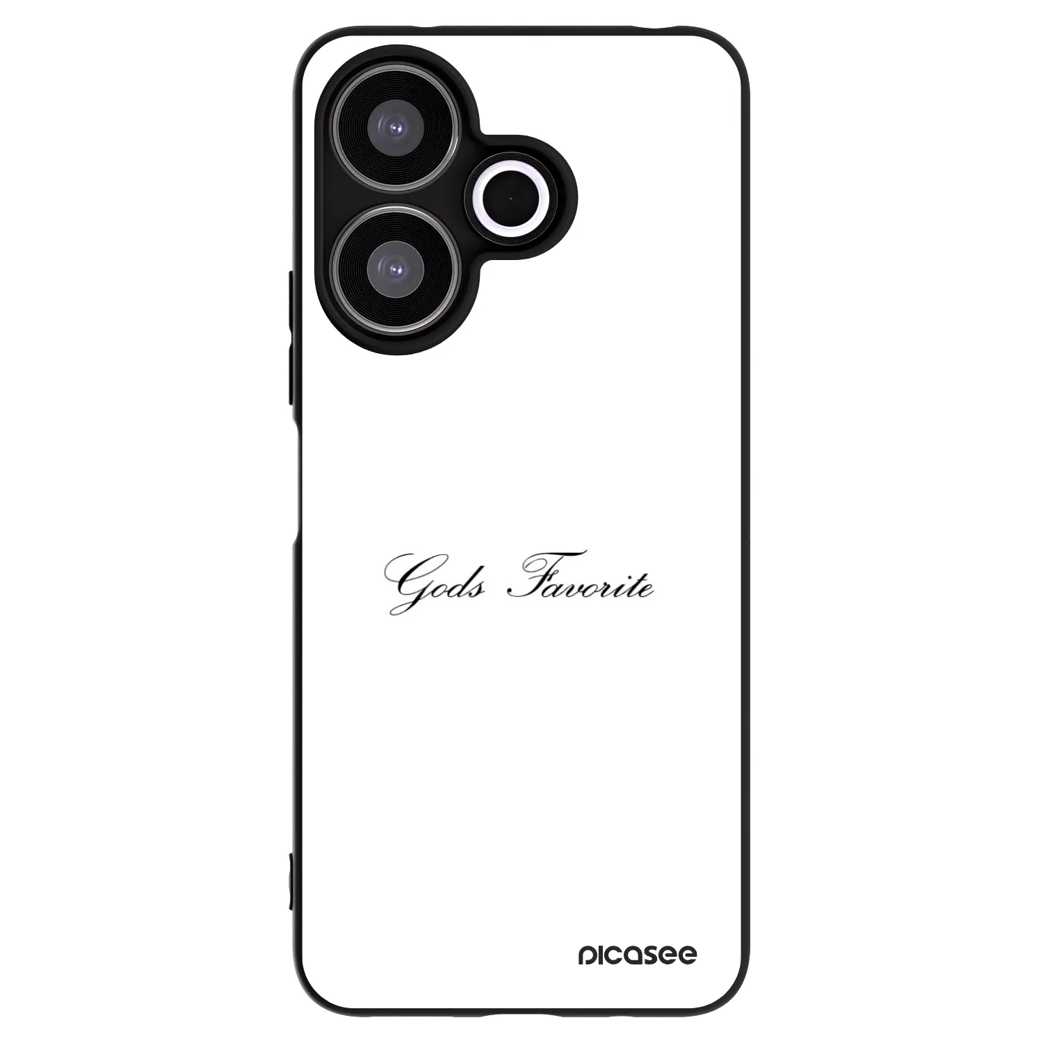 Picasee crna silikonska maskica za Xiaomi Redmi 13 4G - Gods Favorite