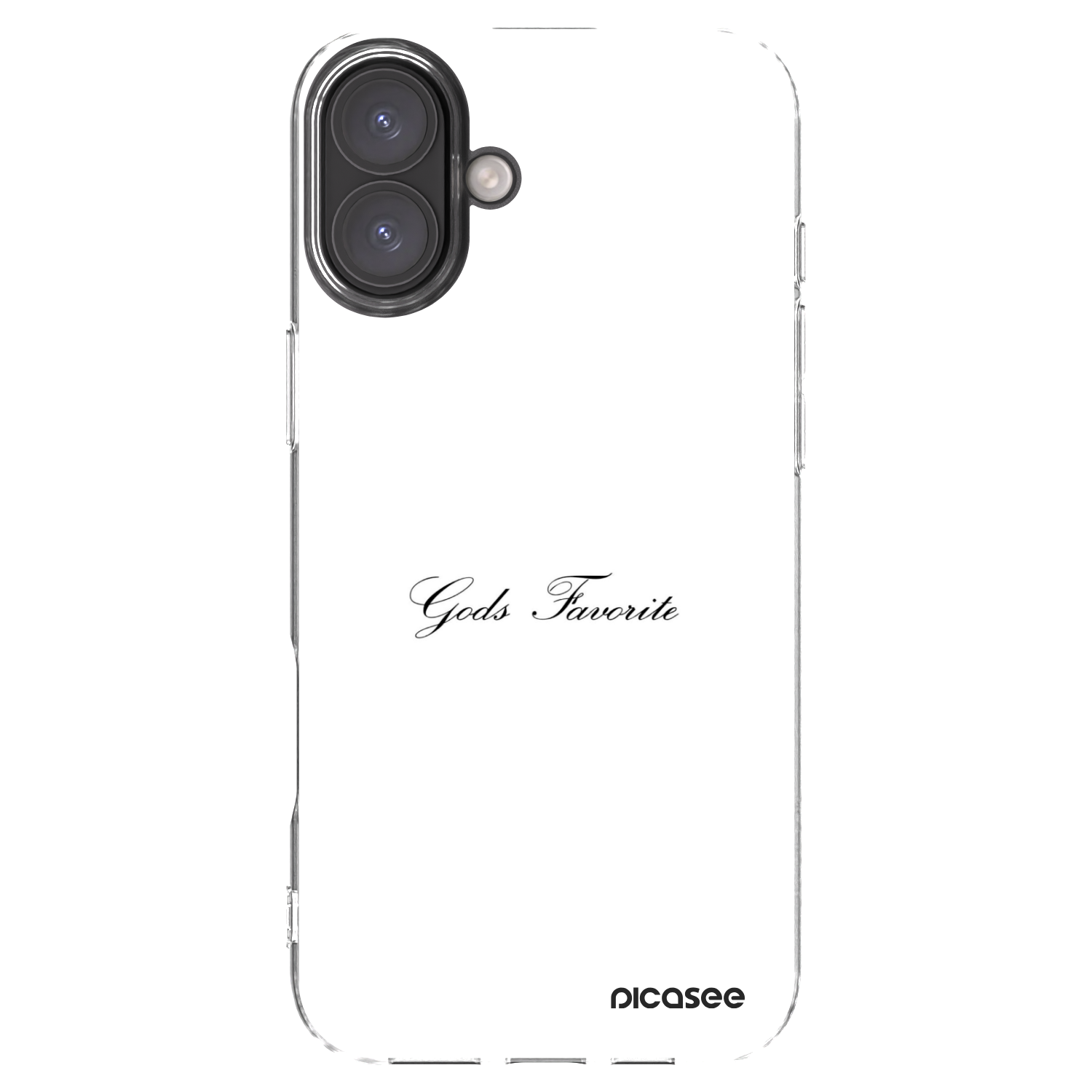 Picasee silikonska prozirna maskica za Apple iPhone 16 Plus - Gods Favorite