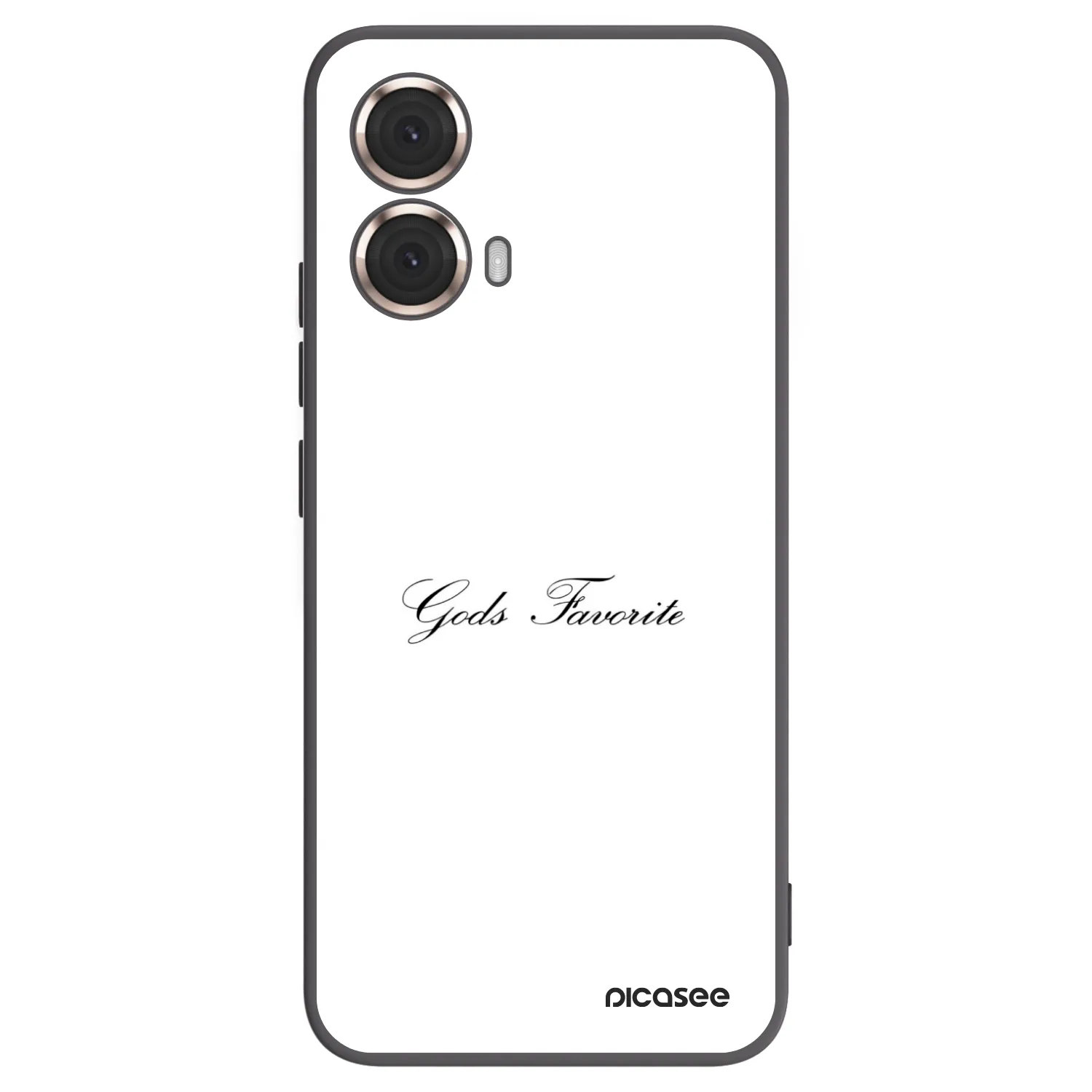 Picasee crna silikonska maskica za Motorola Moto G85 - Gods Favorite