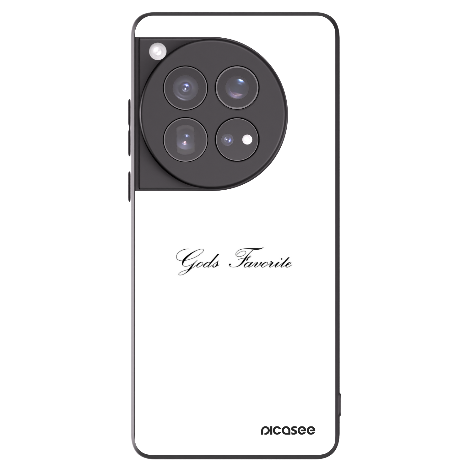 Picasee crna silikonska maskica za OnePlus 12 5G - Gods Favorite