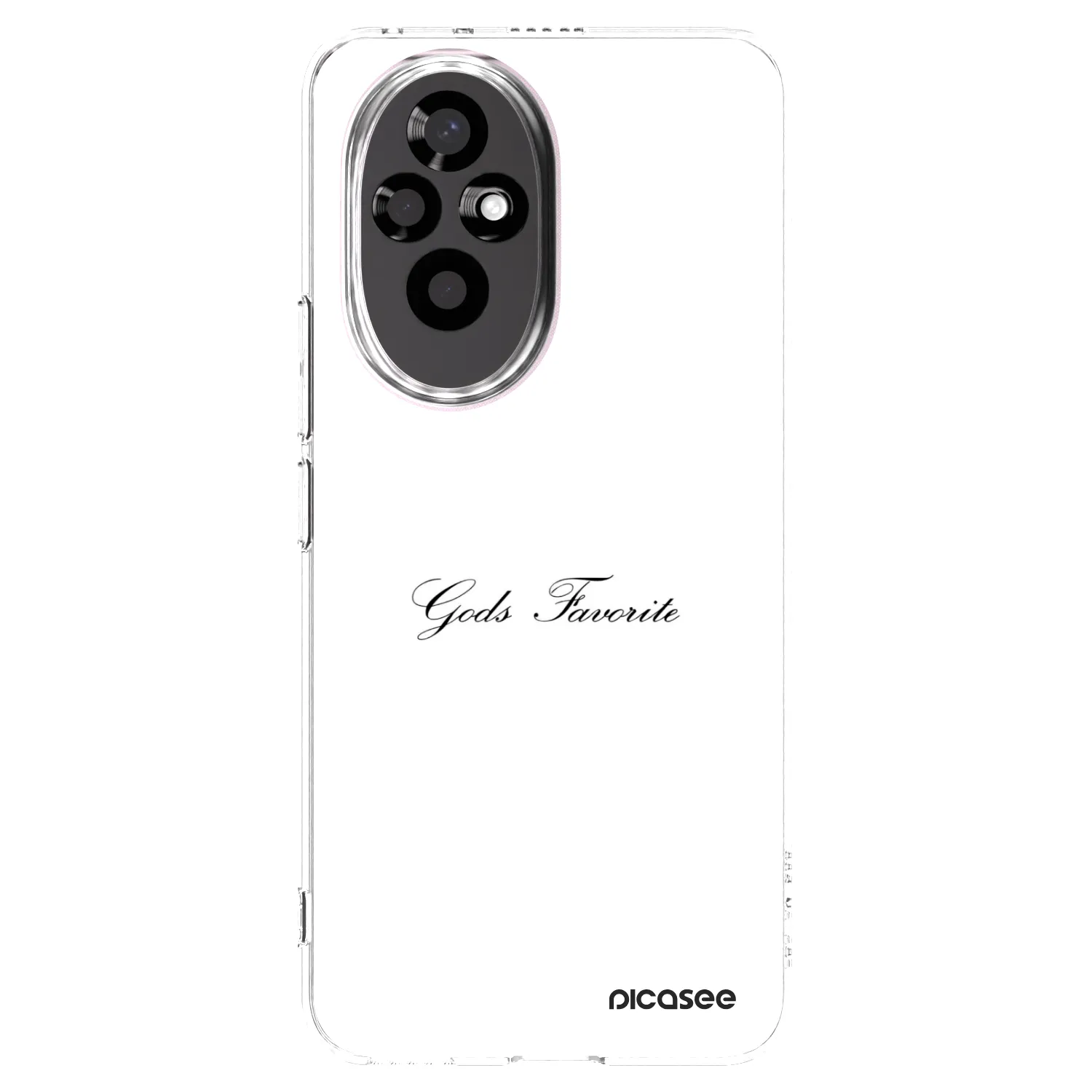 Picasee silikonska prozirna maskica za Honor 200 Pro 5G - Gods Favorite