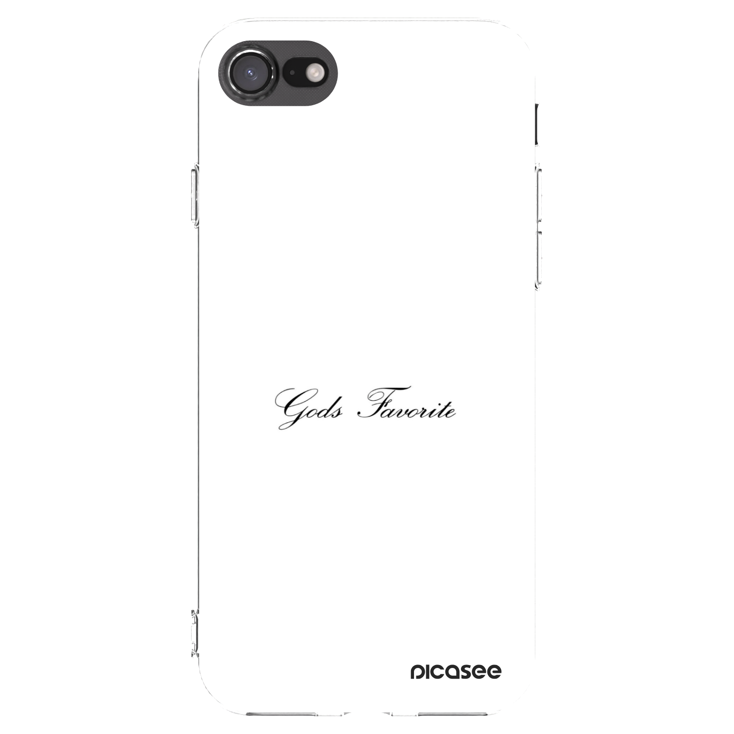 Picasee silikonska prozirna maskica za Apple iPhone 7 - Gods Favorite