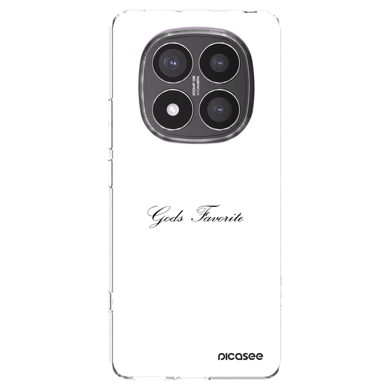 Picasee silikonska prozirna maskica za Xiaomi Redmi Note 14 Pro+ 5G - Gods Favorite