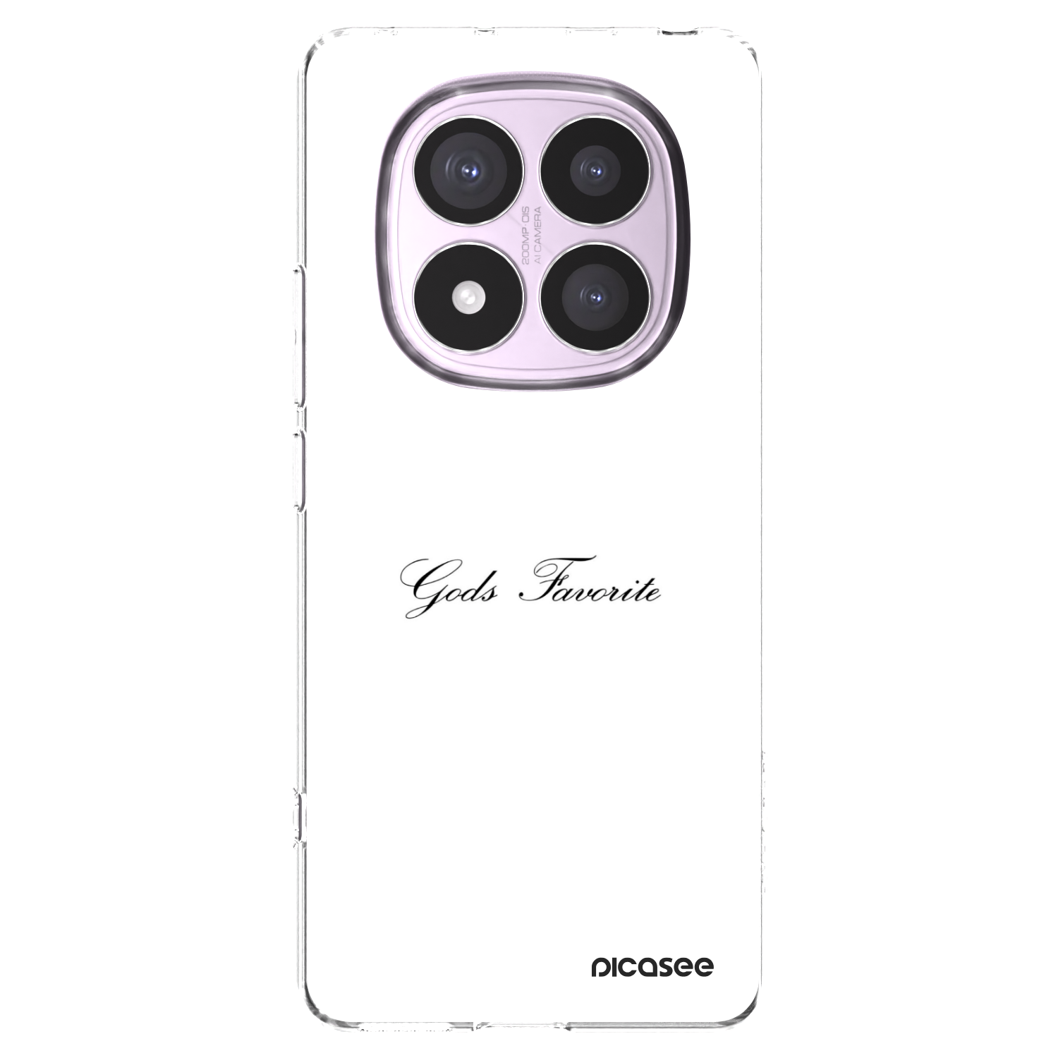 Picasee silikonska prozirna maskica za Xiaomi Redmi Note 14 Pro 5G - Gods Favorite