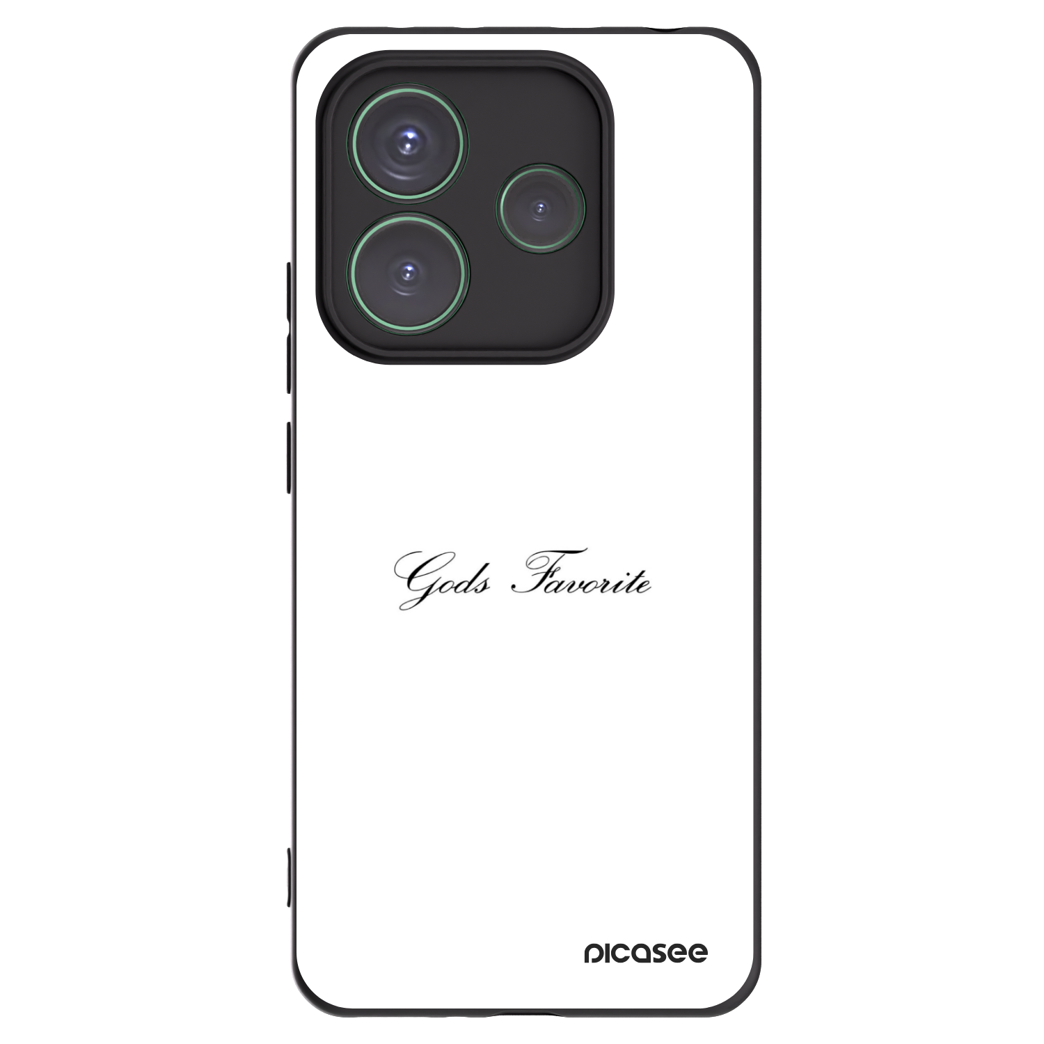 Picasee crna silikonska maskica za Xiaomi Redmi Note 14 5G - Gods Favorite