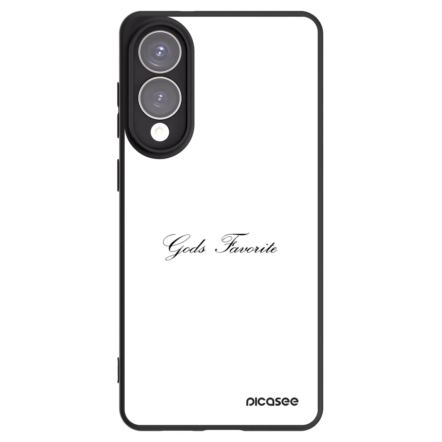 Picasee crna silikonska maskica za Samsung Galaxy S25 Edge 5G - Gods Favorite