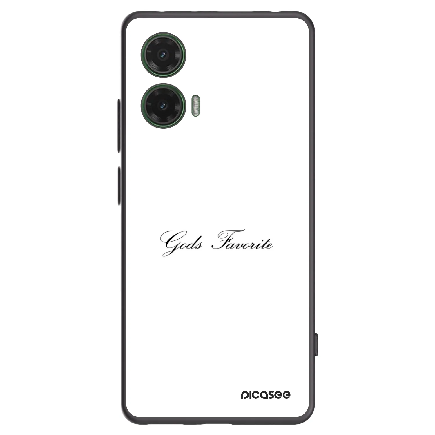 Picasee crna silikonska maskica za Motorola Moto G35 5G - Gods Favorite