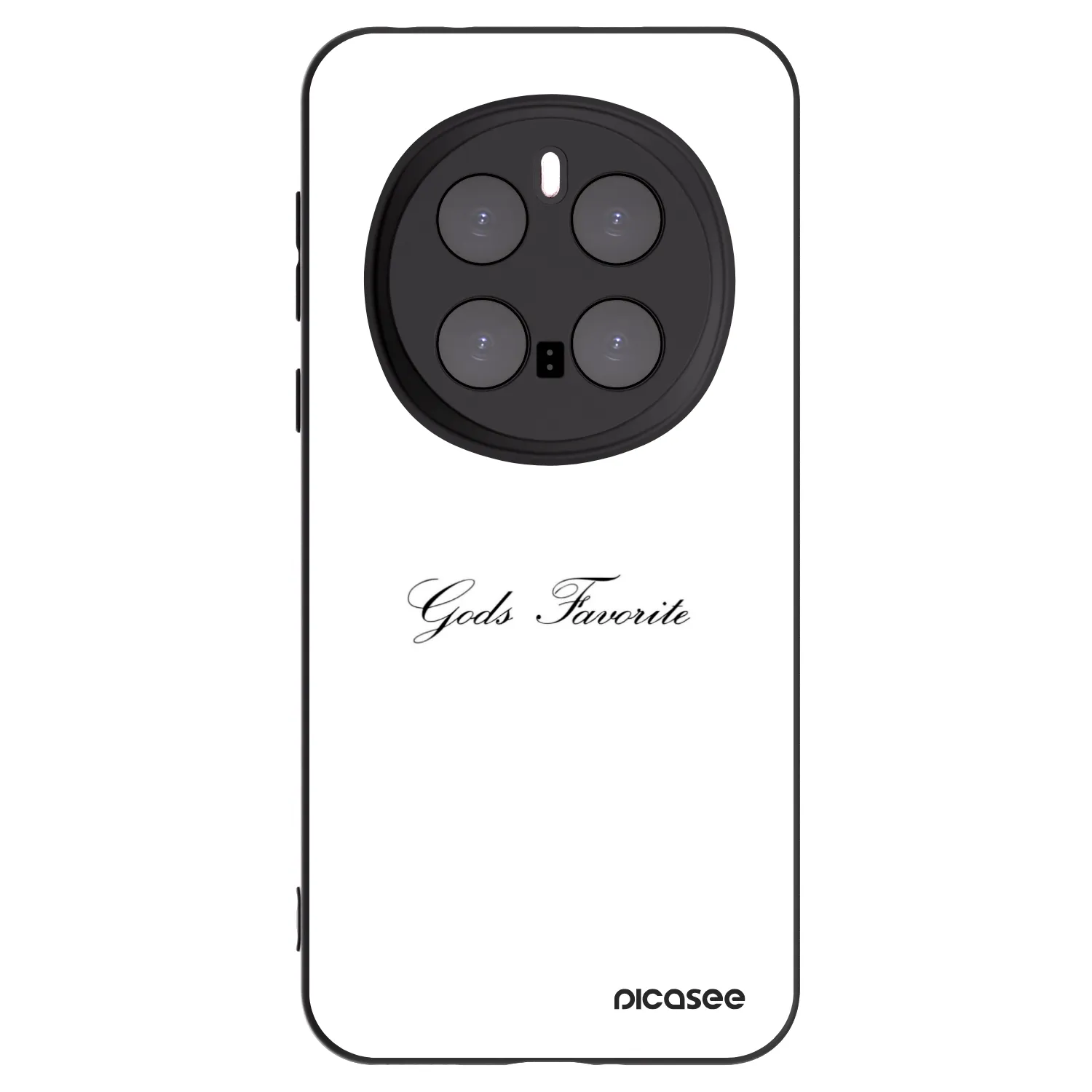 Picasee crna silikonska maskica za Honor Magic7 Pro 5G - Gods Favorite