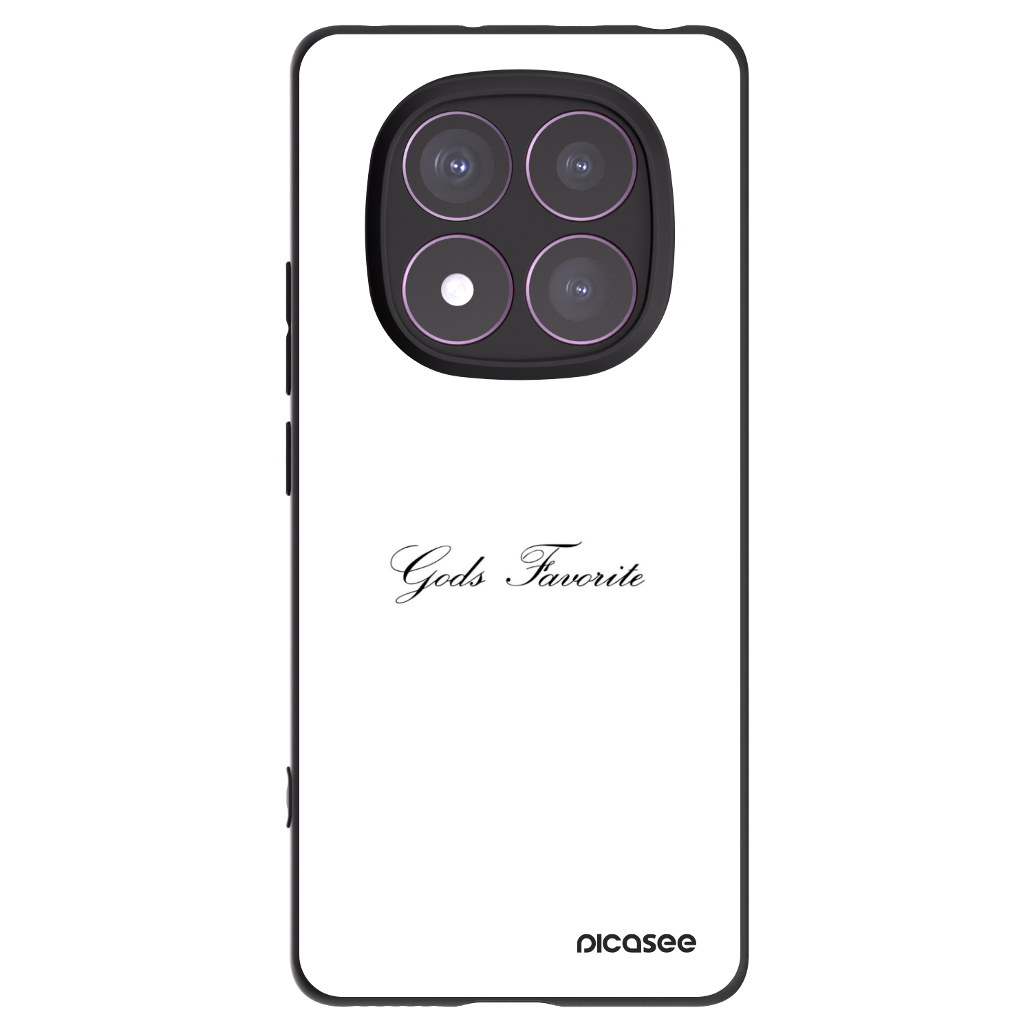 Picasee crna silikonska maskica za Xiaomi Redmi Note 14 Pro 4G - Gods Favorite