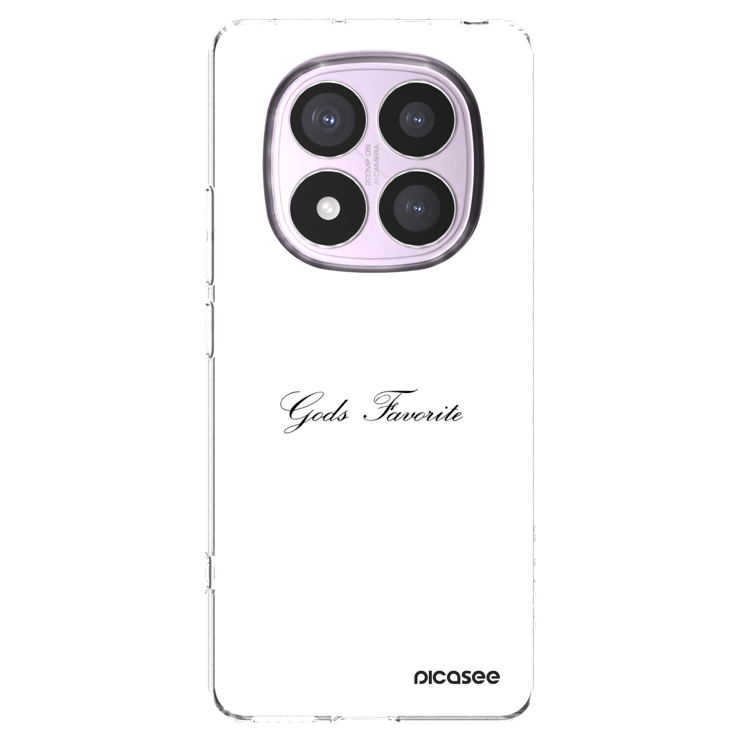 Picasee silikonska prozirna maskica za Xiaomi Redmi Note 14 Pro 4G - Gods Favorite