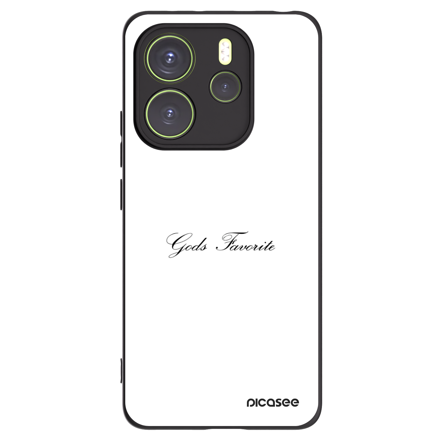 Picasee crna silikonska maskica za Xiaomi Redmi Note 14 4G - Gods Favorite