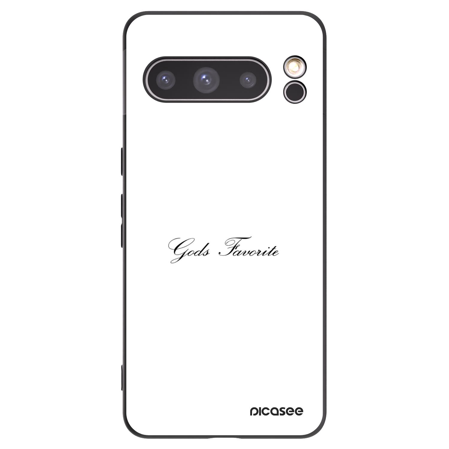 Picasee crna silikonska maskica za Google Pixel 8 Pro - Gods Favorite