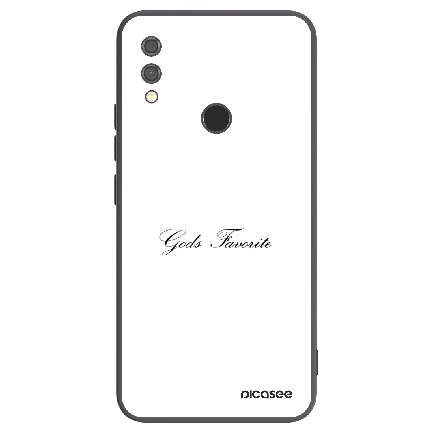 Picasee crna silikonska maskica za Xiaomi Redmi Note 7 - Gods Favorite