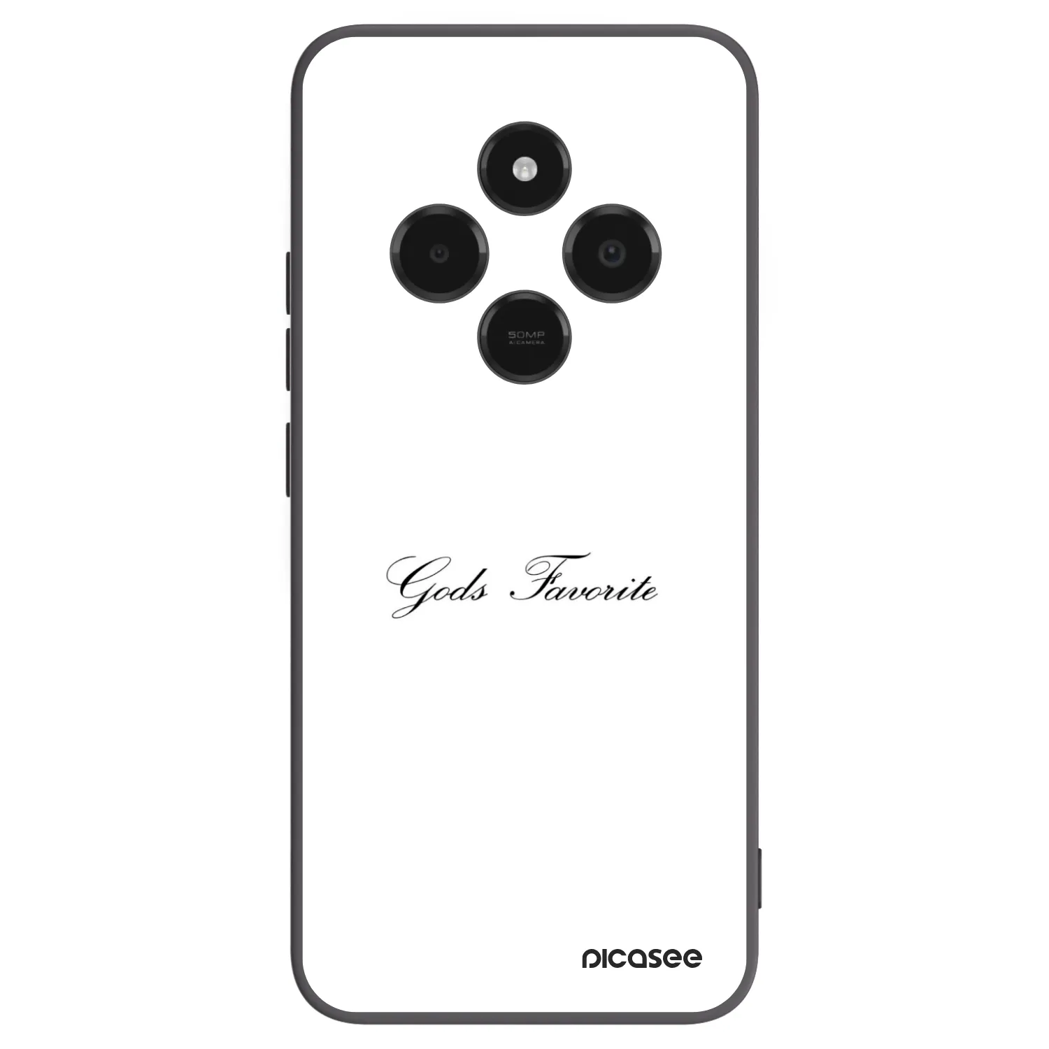 Picasee crna silikonska maskica za Xiaomi Poco C75 - Gods Favorite
